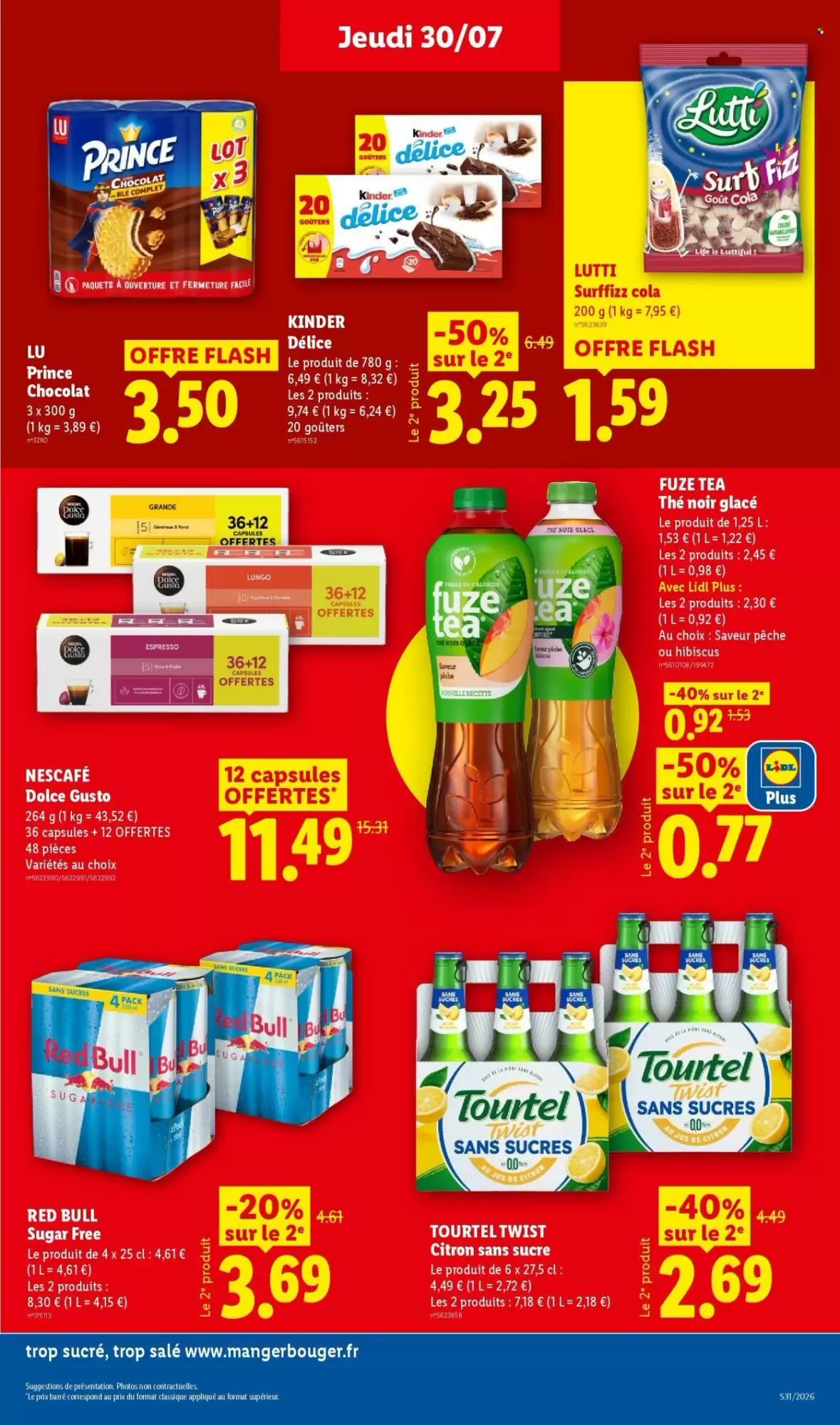 Prospectus promotionnel Lidl valable à partir du 30/07/2026 - Page 23.