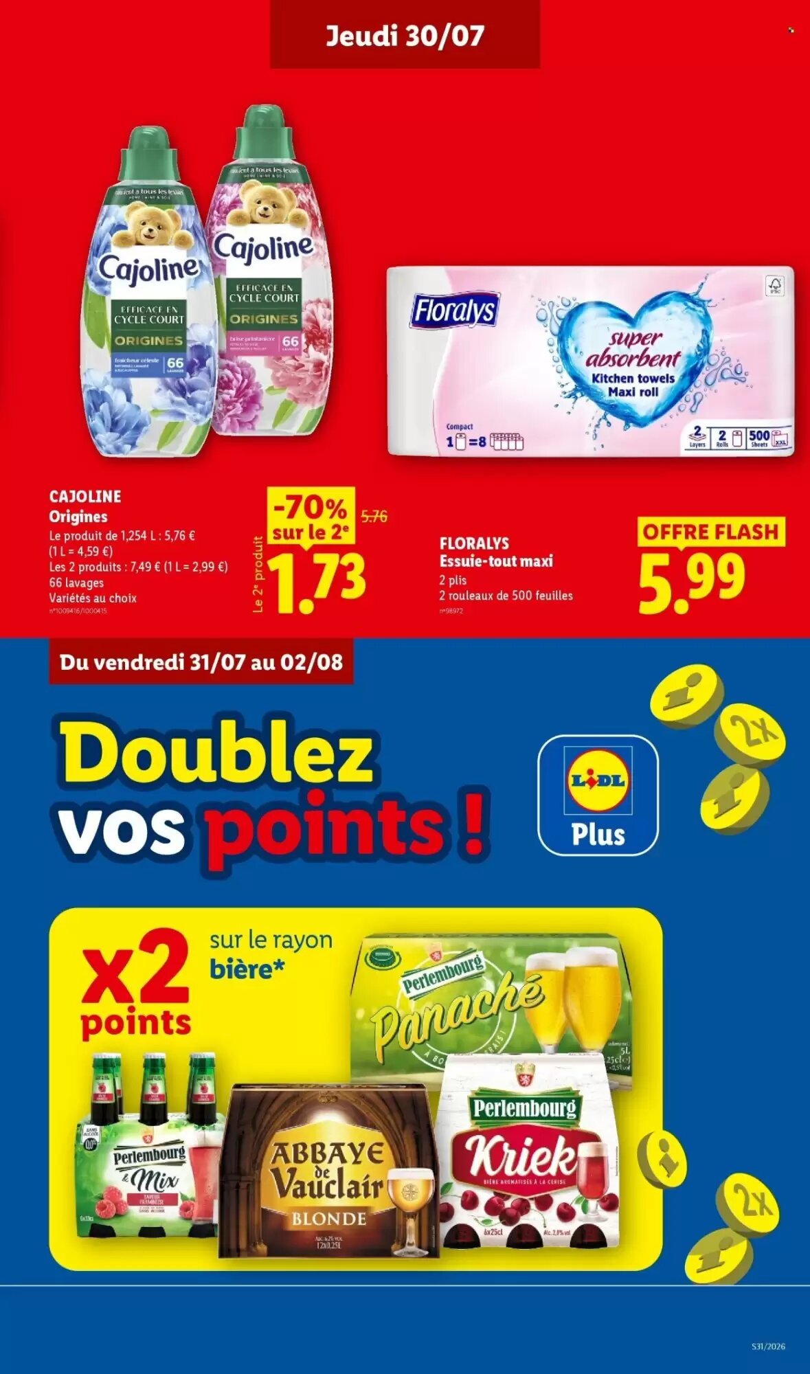 Prospectus promotionnel Lidl valable à partir du 30/07/2026 - Page 25.