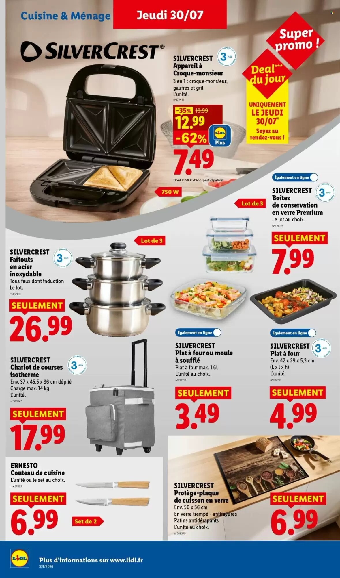 Prospectus promotionnel Lidl valable à partir du 30/07/2026 - Page 32.