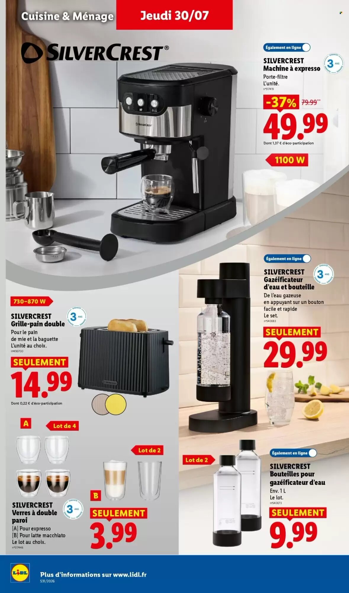 Prospectus promotionnel Lidl valable à partir du 30/07/2026 - Page 34.