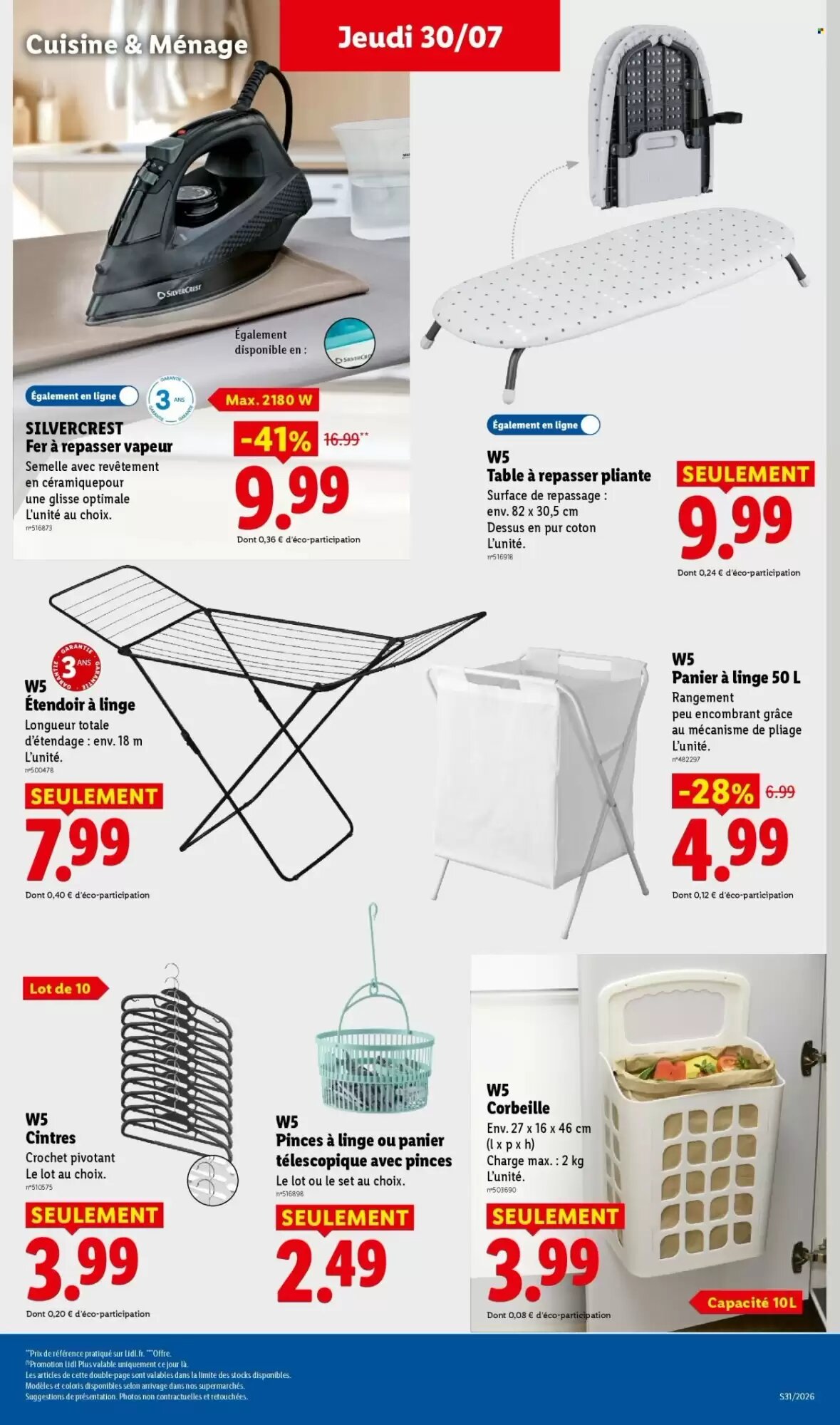 Prospectus promotionnel Lidl valable à partir du 30/07/2026 - Page 35.