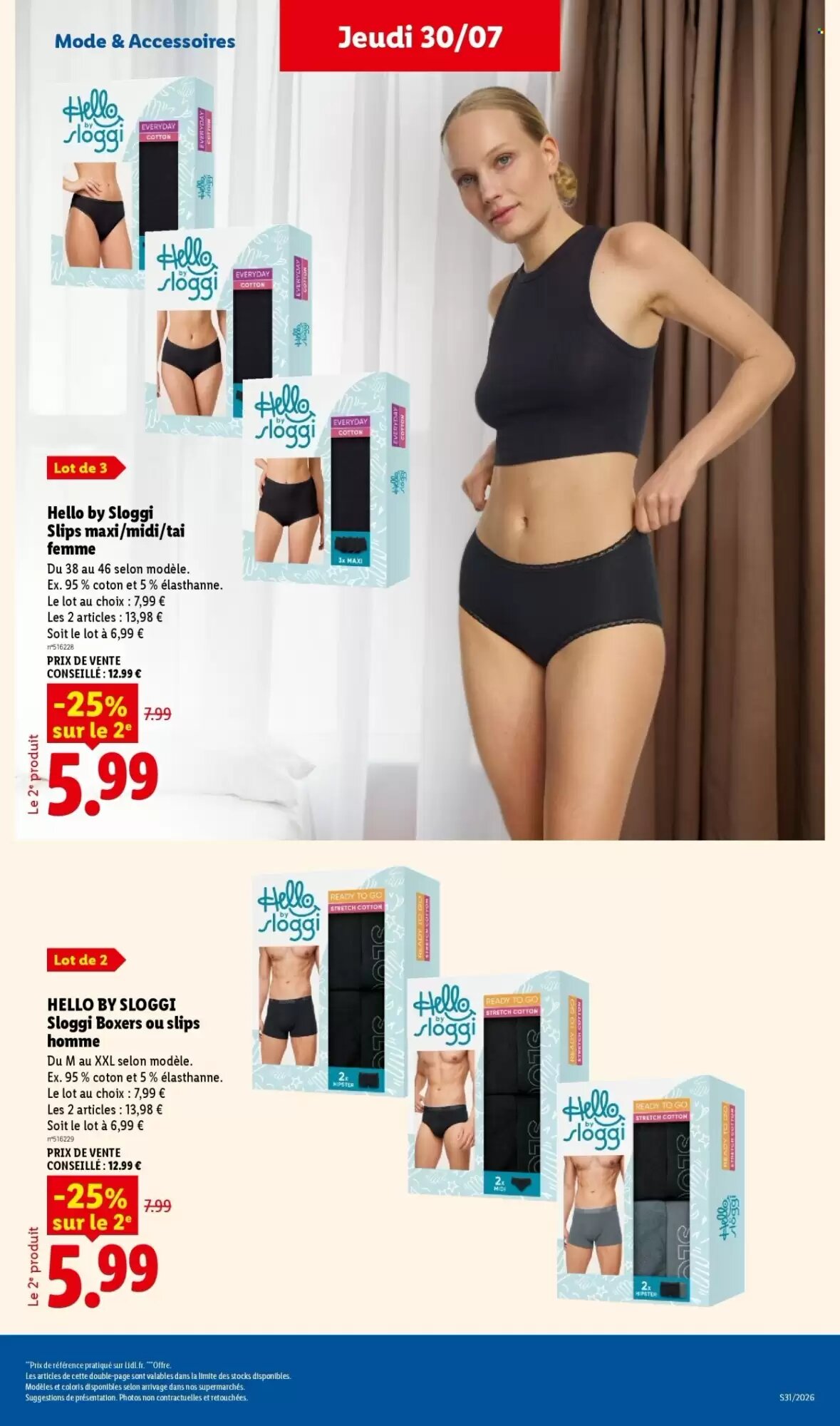 Prospectus promotionnel Lidl valable à partir du 30/07/2026 - Page 39.
