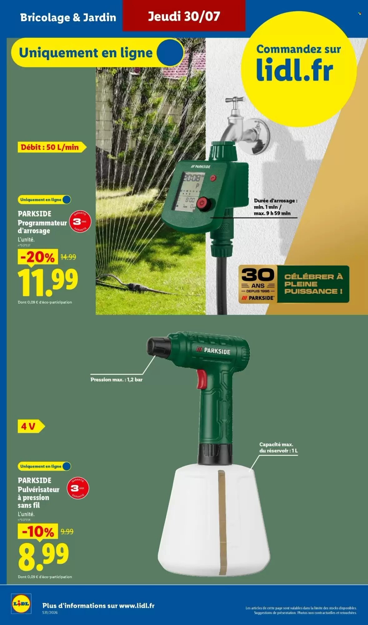 Prospectus promotionnel Lidl valable à partir du 30/07/2026 - Page 40.