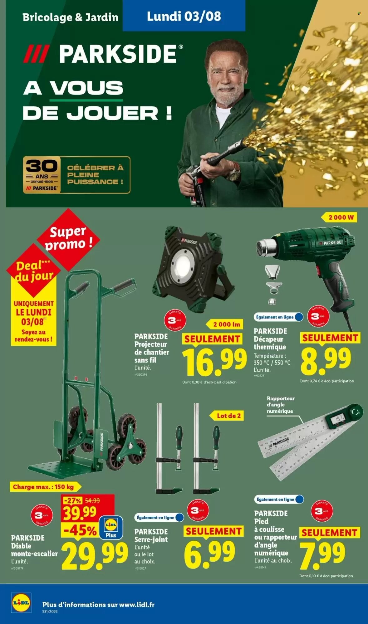 Prospectus promotionnel Lidl valable à partir du 30/07/2026 - Page 44.