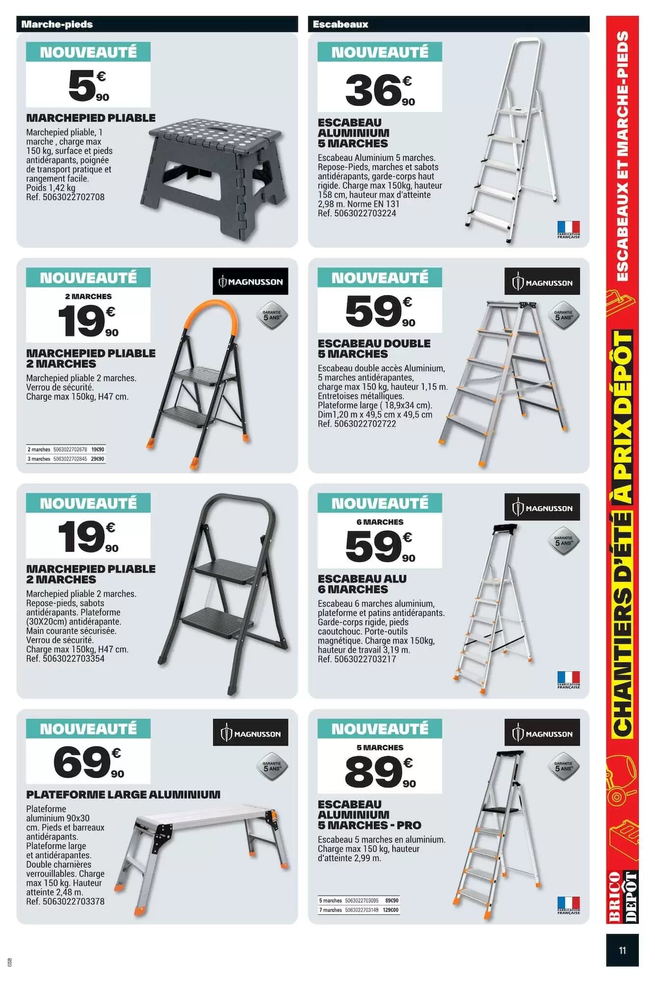 Prospectus promotionnel Brico Dépôt valable à partir du 31/07/2026 - Page 11.