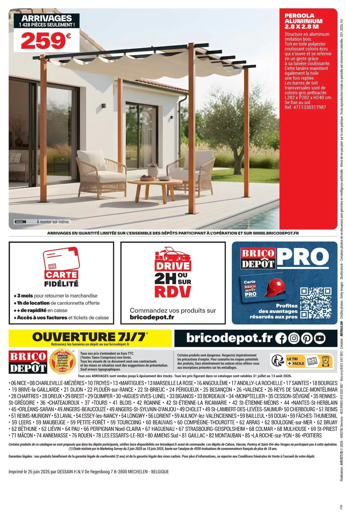 Prospectus promotionnel Brico Dépôt valable à partir du 31/07/2026 - Page 16.