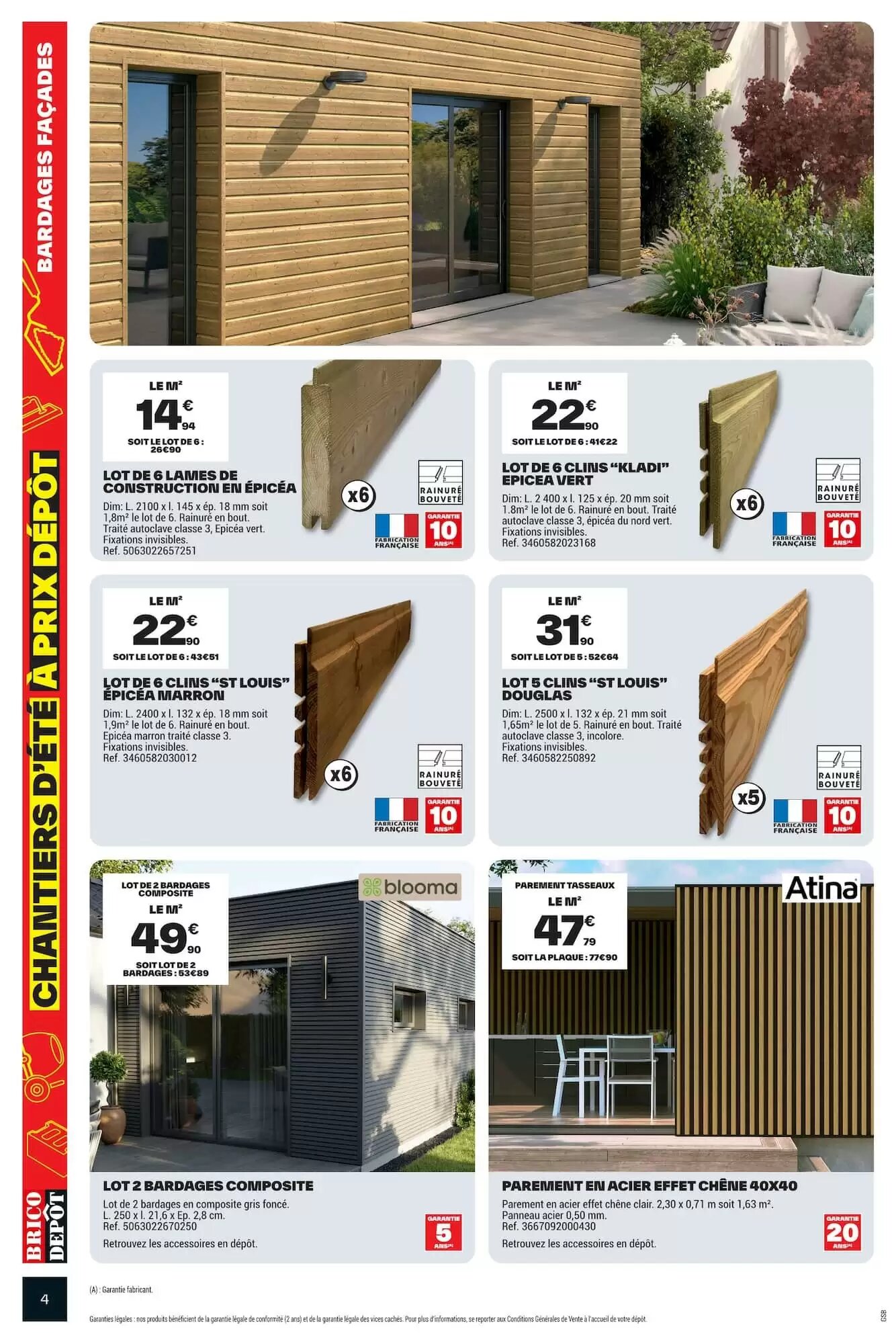 Prospectus promotionnel Brico Dépôt valable à partir du 31/07/2026 - Page 4.