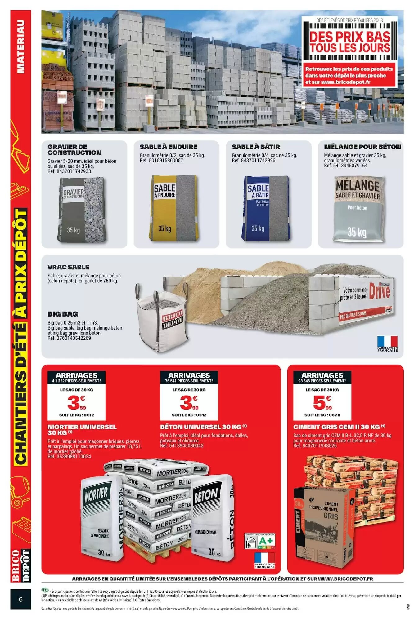 Prospectus promotionnel Brico Dépôt valable à partir du 31/07/2026 - Page 6.