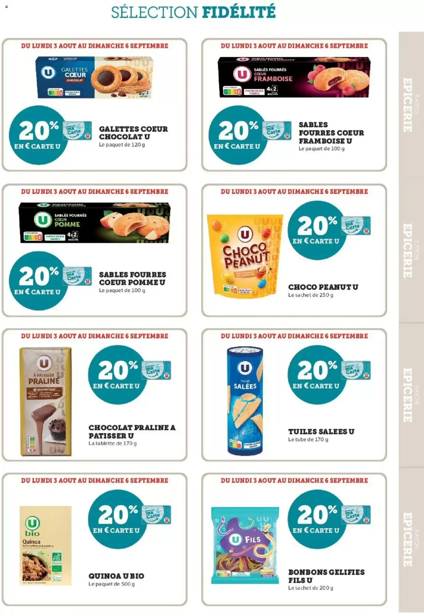 Prospectus promotionnel Hyper U valable à partir du 03/08/2026 - Page 15.