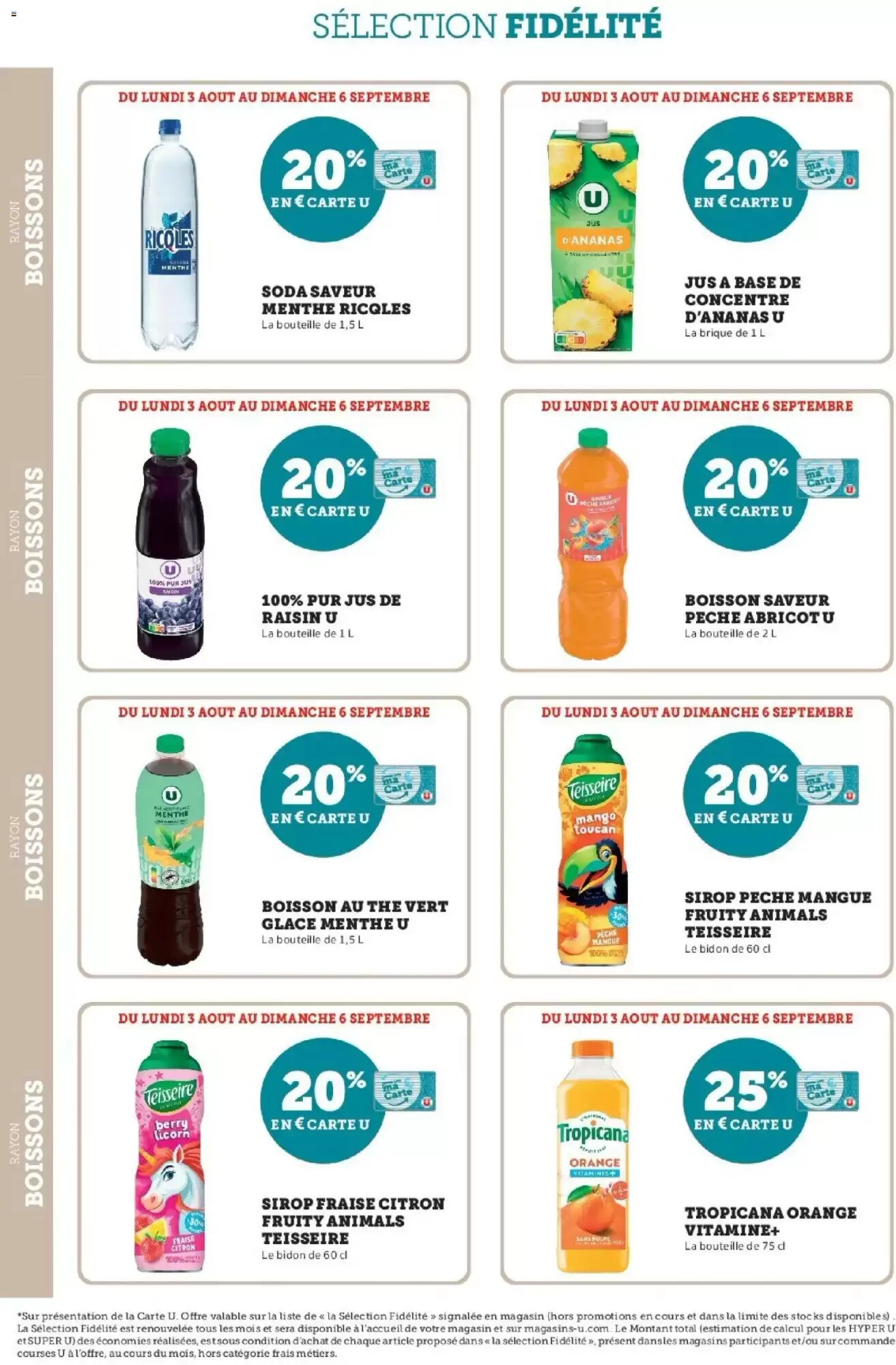 Prospectus promotionnel Hyper U valable à partir du 03/08/2026 - Page 30.