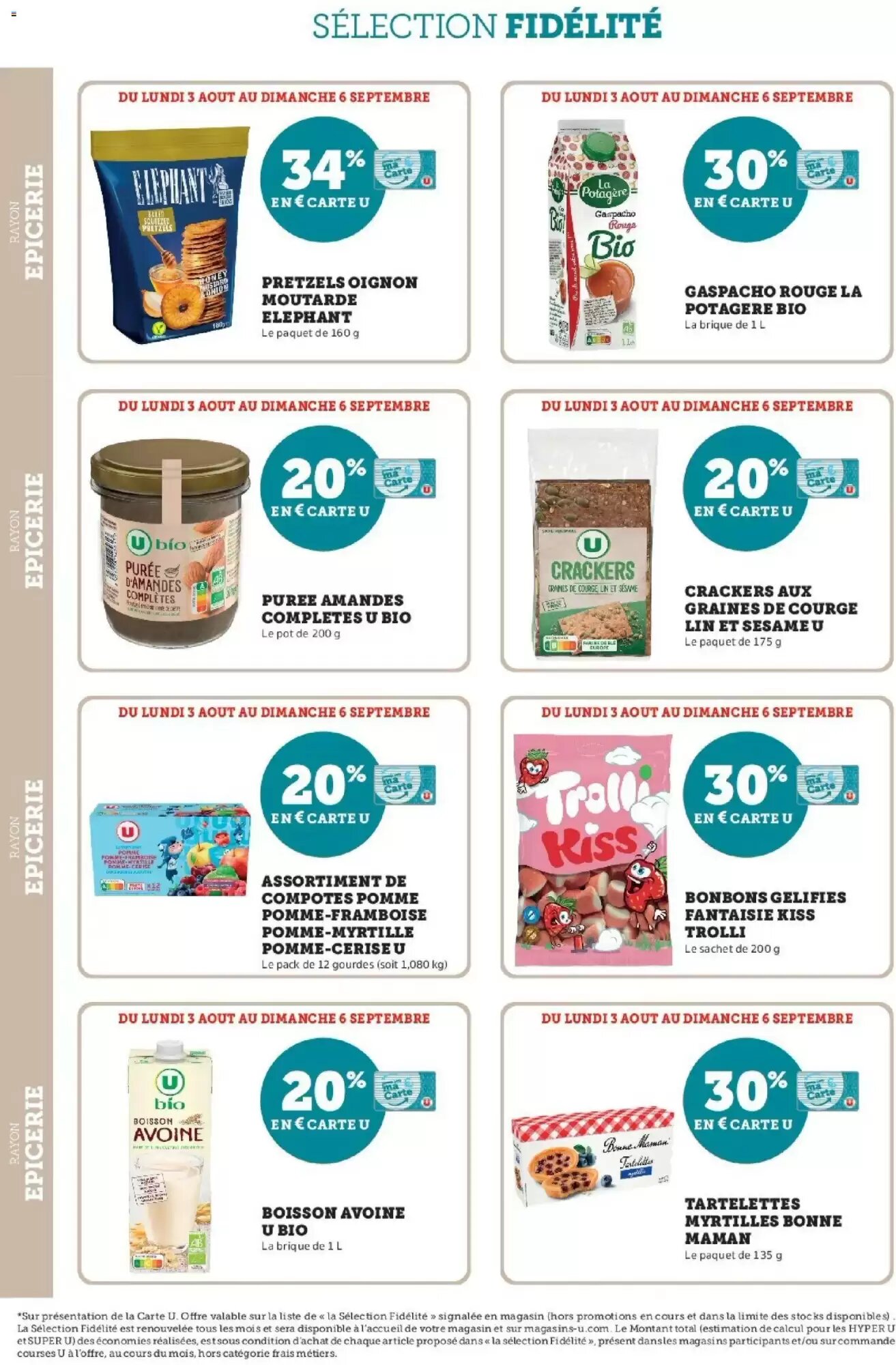 Prospectus promotionnel Super U valable à partir du 03/08/2026 - Page 18.