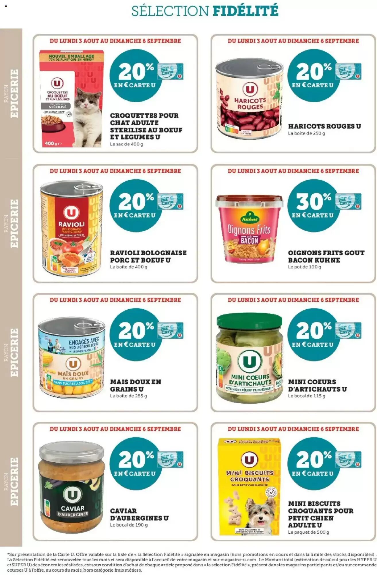Prospectus promotionnel Super U valable à partir du 03/08/2026 - Page 22.
