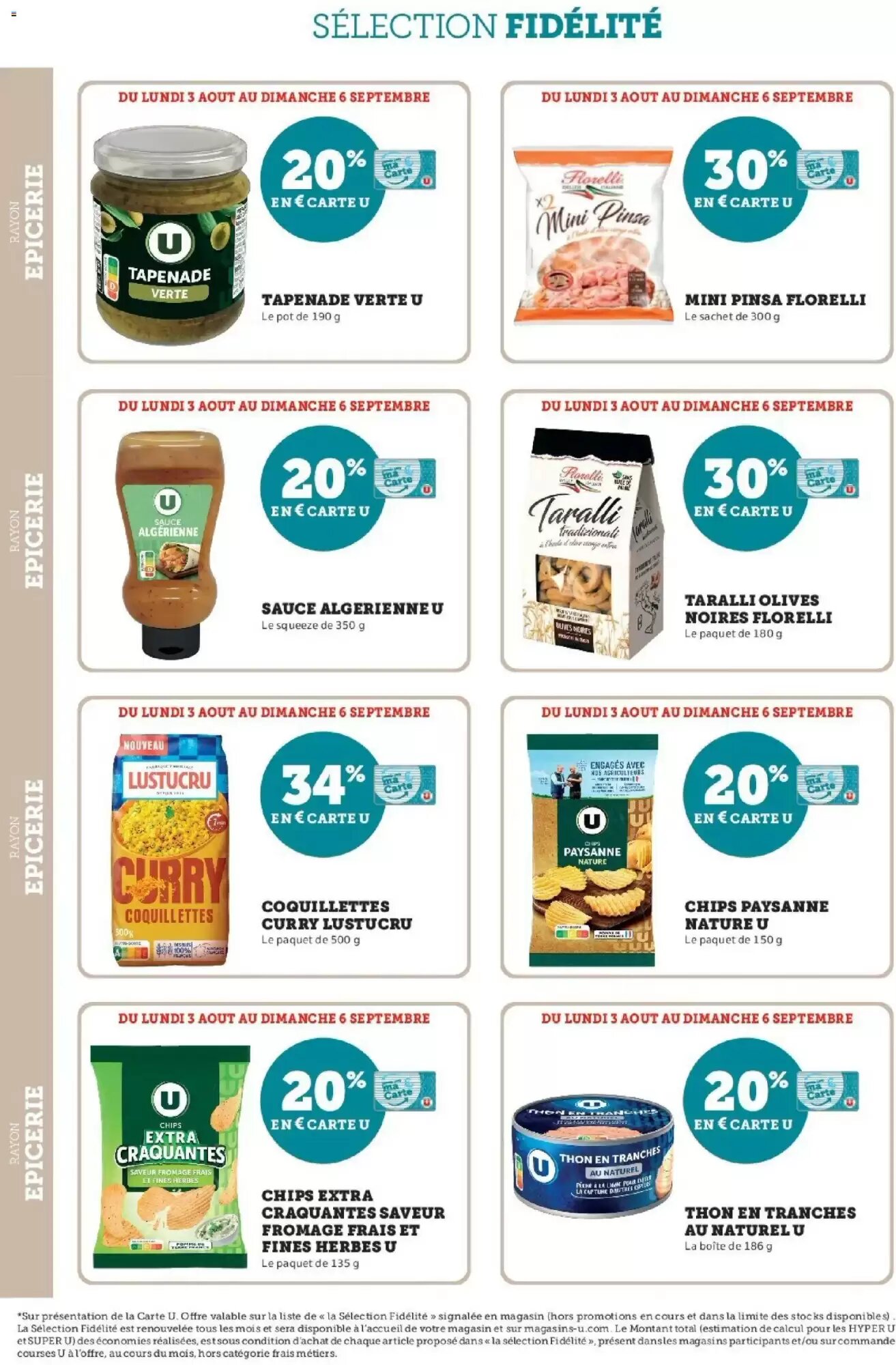 Prospectus promotionnel Super U valable à partir du 03/08/2026 - Page 24.
