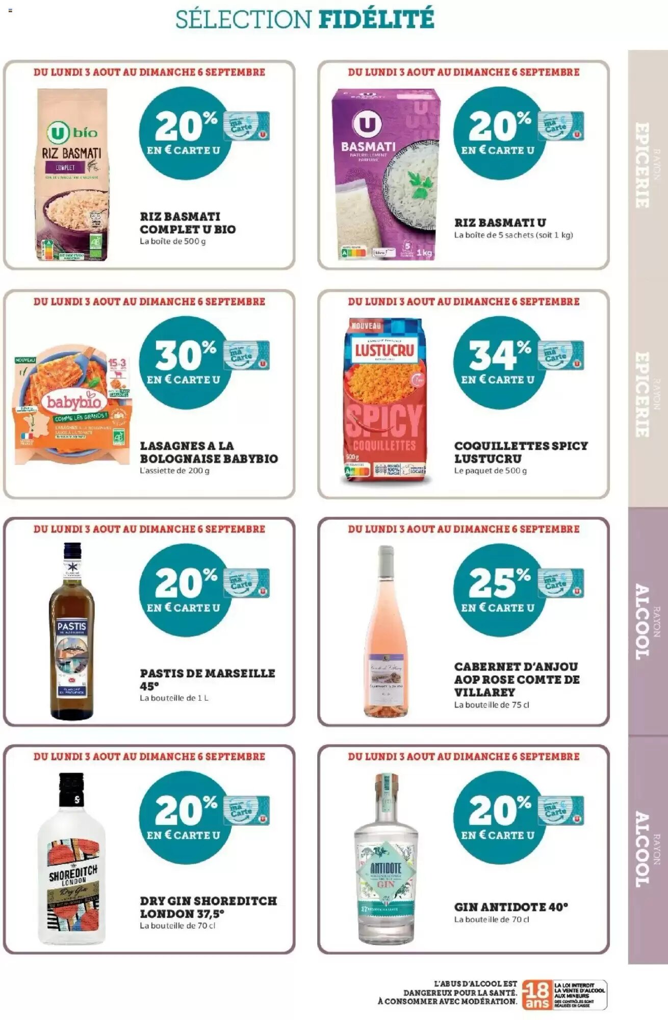 Prospectus promotionnel Super U valable à partir du 03/08/2026 - Page 25.