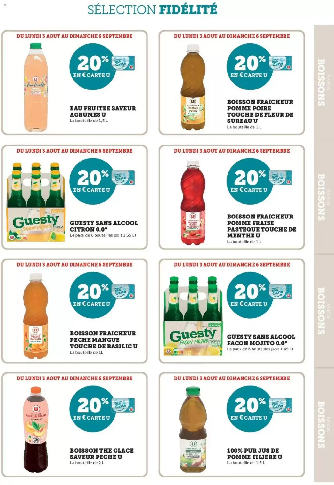 Prospectus promotionnel Super U valable à partir du 03/08/2026 - Page 29.