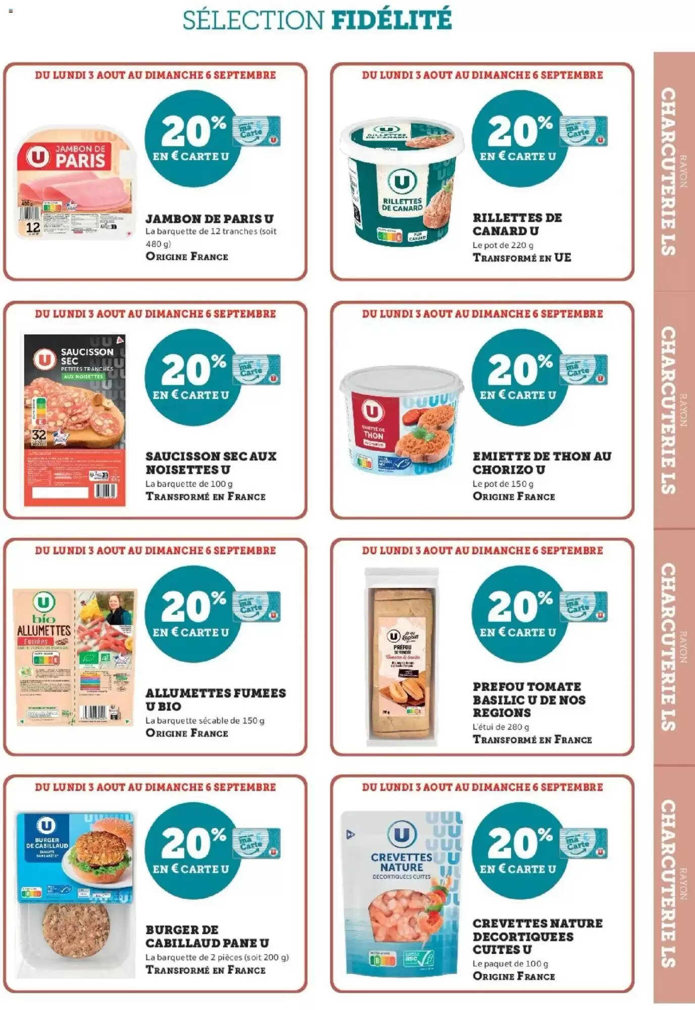 Prospectus promotionnel Super U valable à partir du 03/08/2026 - Page 3.
