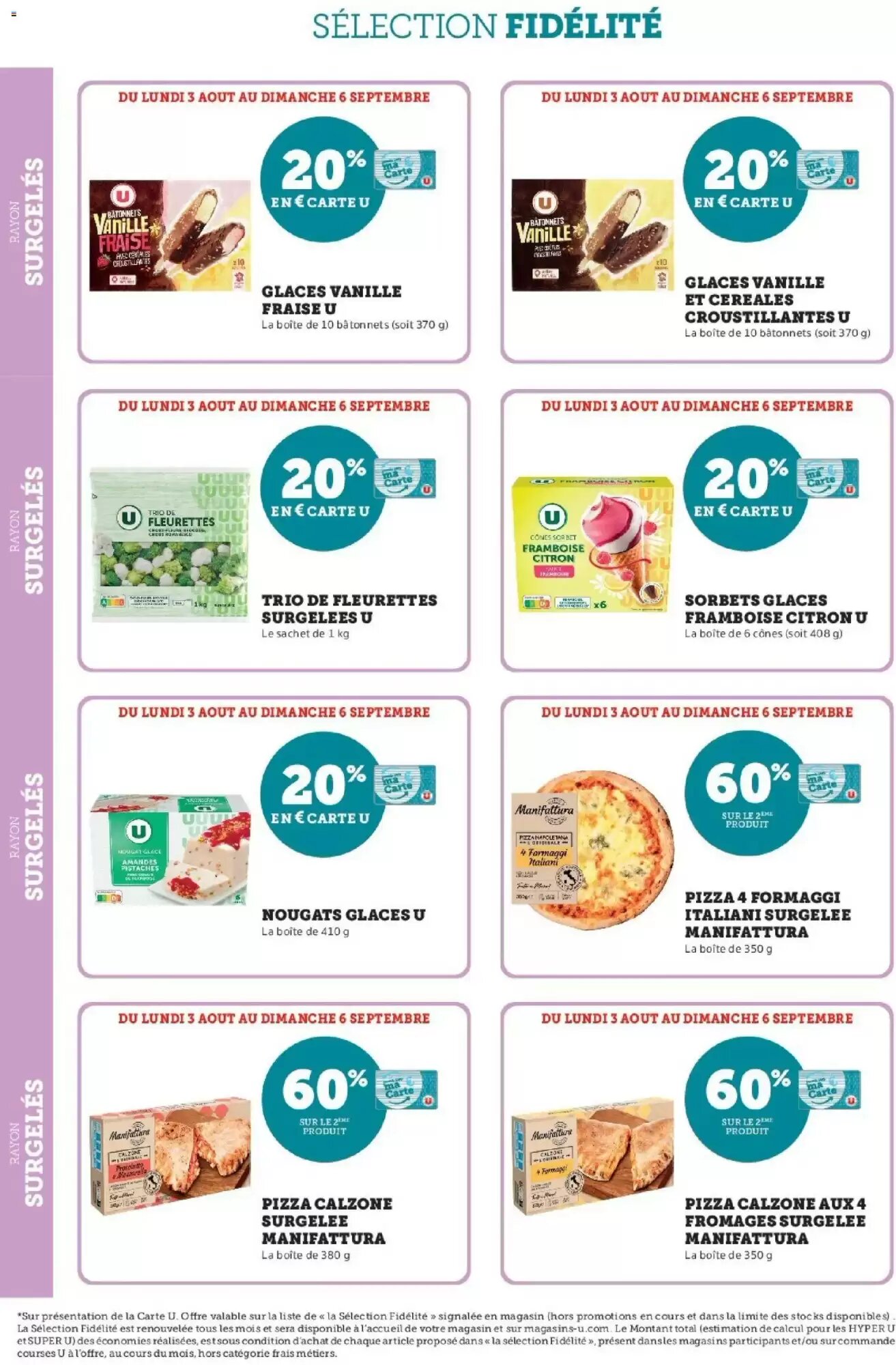 Prospectus promotionnel Super U valable à partir du 03/08/2026 - Page 34.
