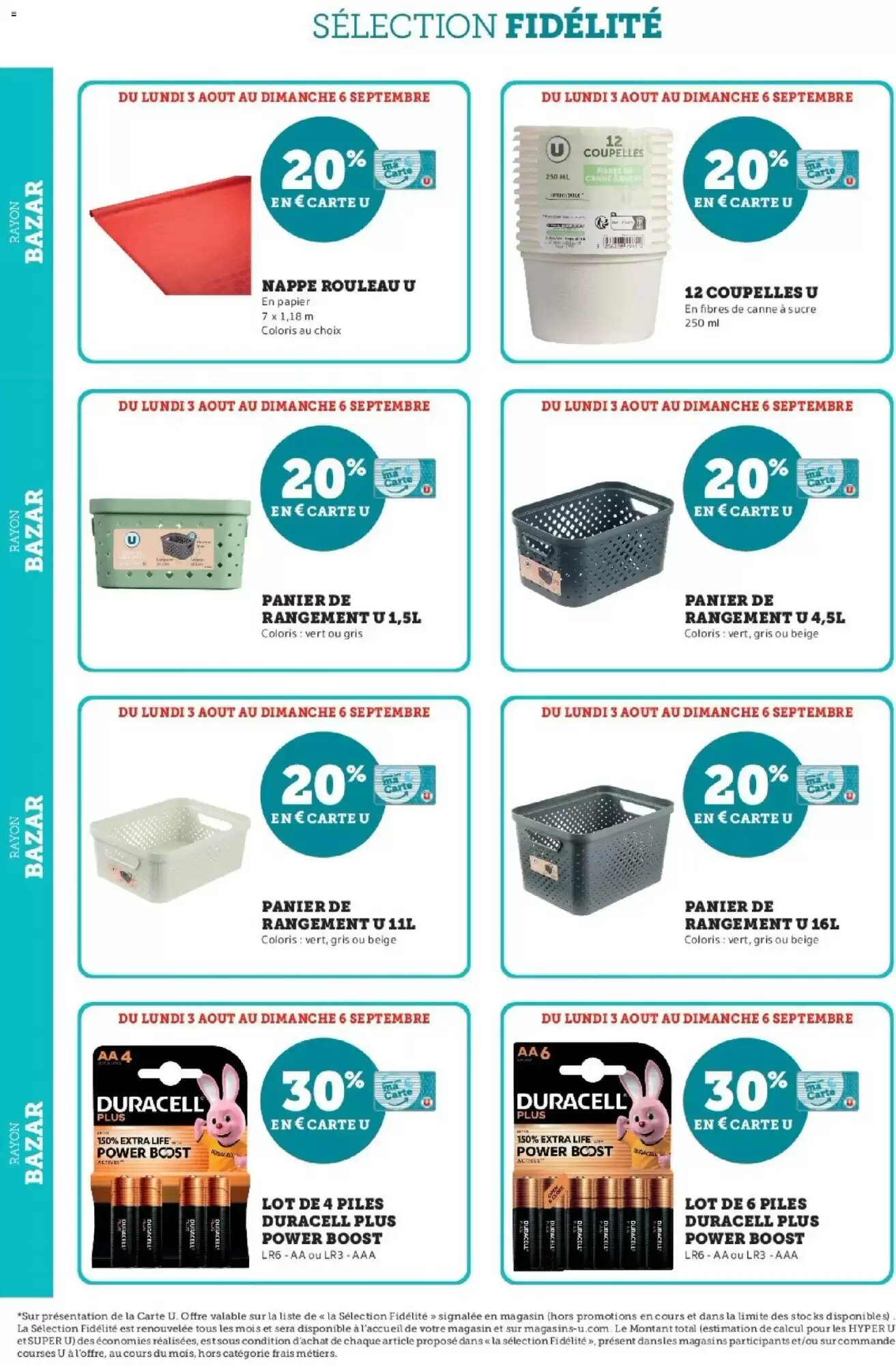 Prospectus promotionnel Super U valable à partir du 03/08/2026 - Page 36.