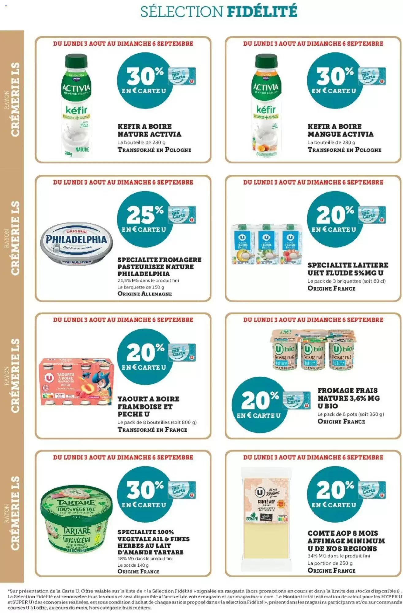Prospectus promotionnel Super U valable à partir du 03/08/2026 - Page 6.