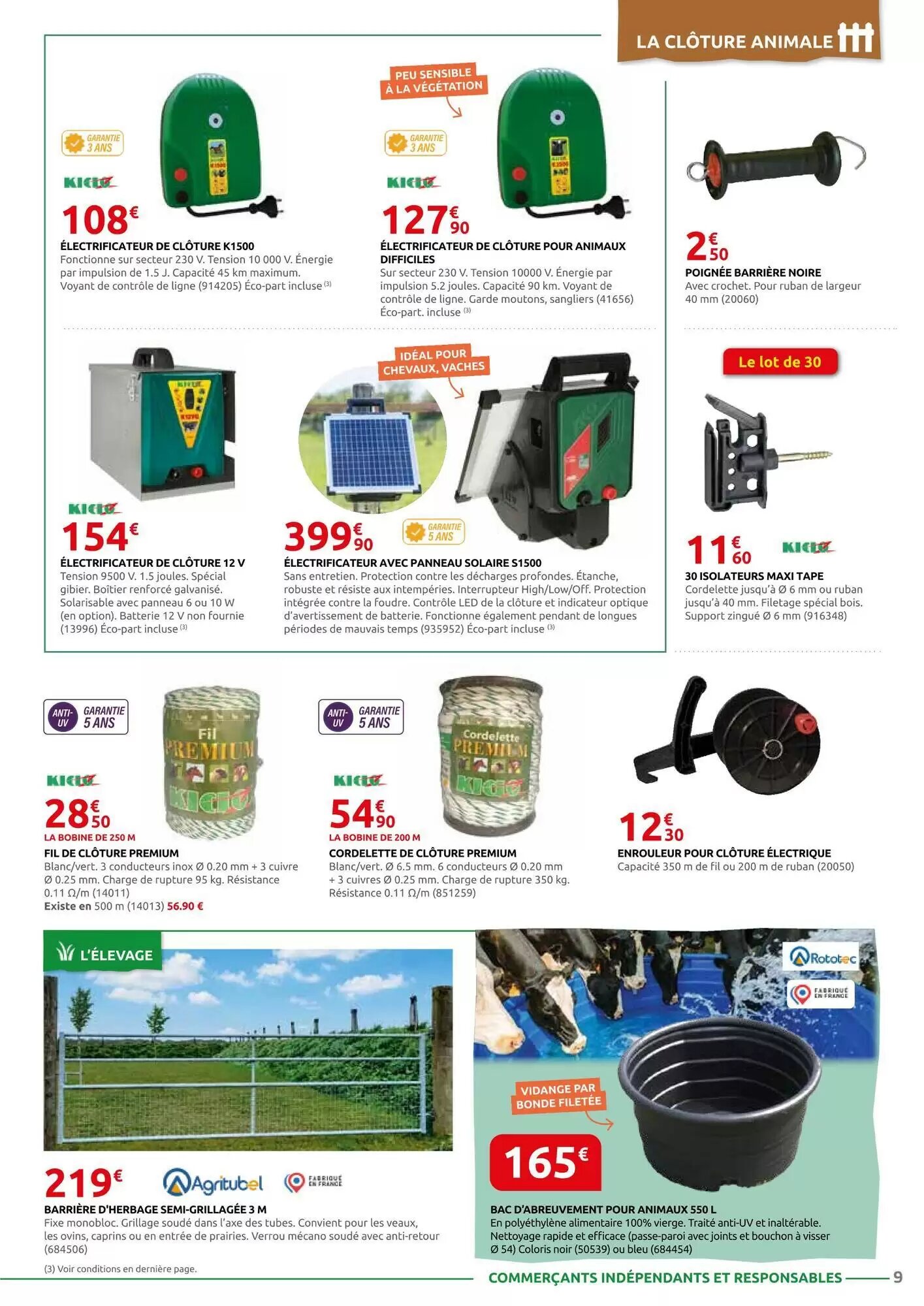 Prospectus promotionnel Rural Master valable à partir du 03/08/2026 - Page 9.