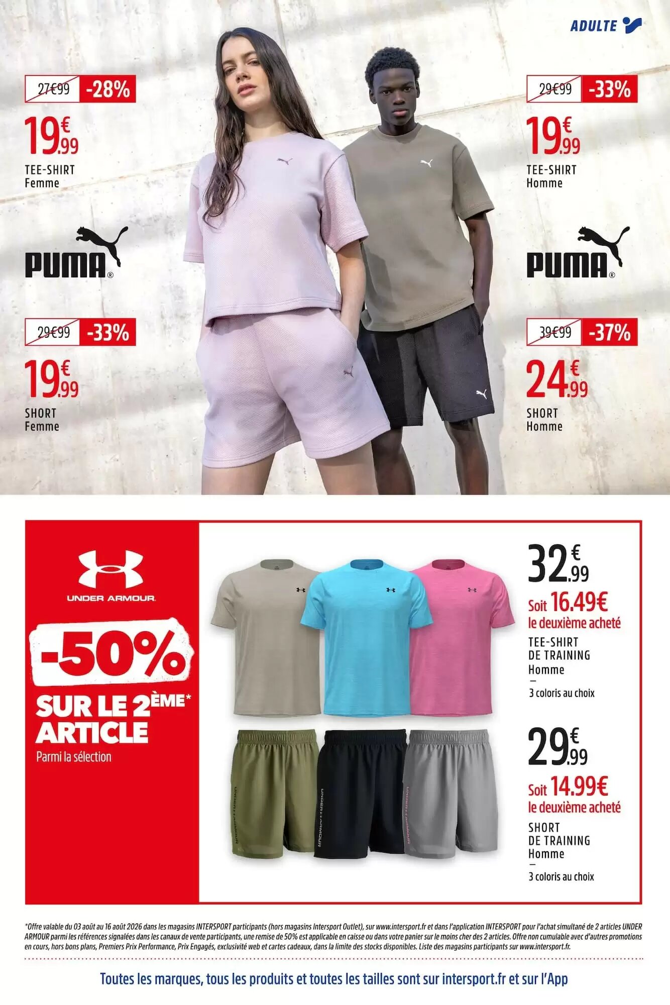 Prospectus promotionnel Intersport valable à partir du 03/08/2026 - Page 3.