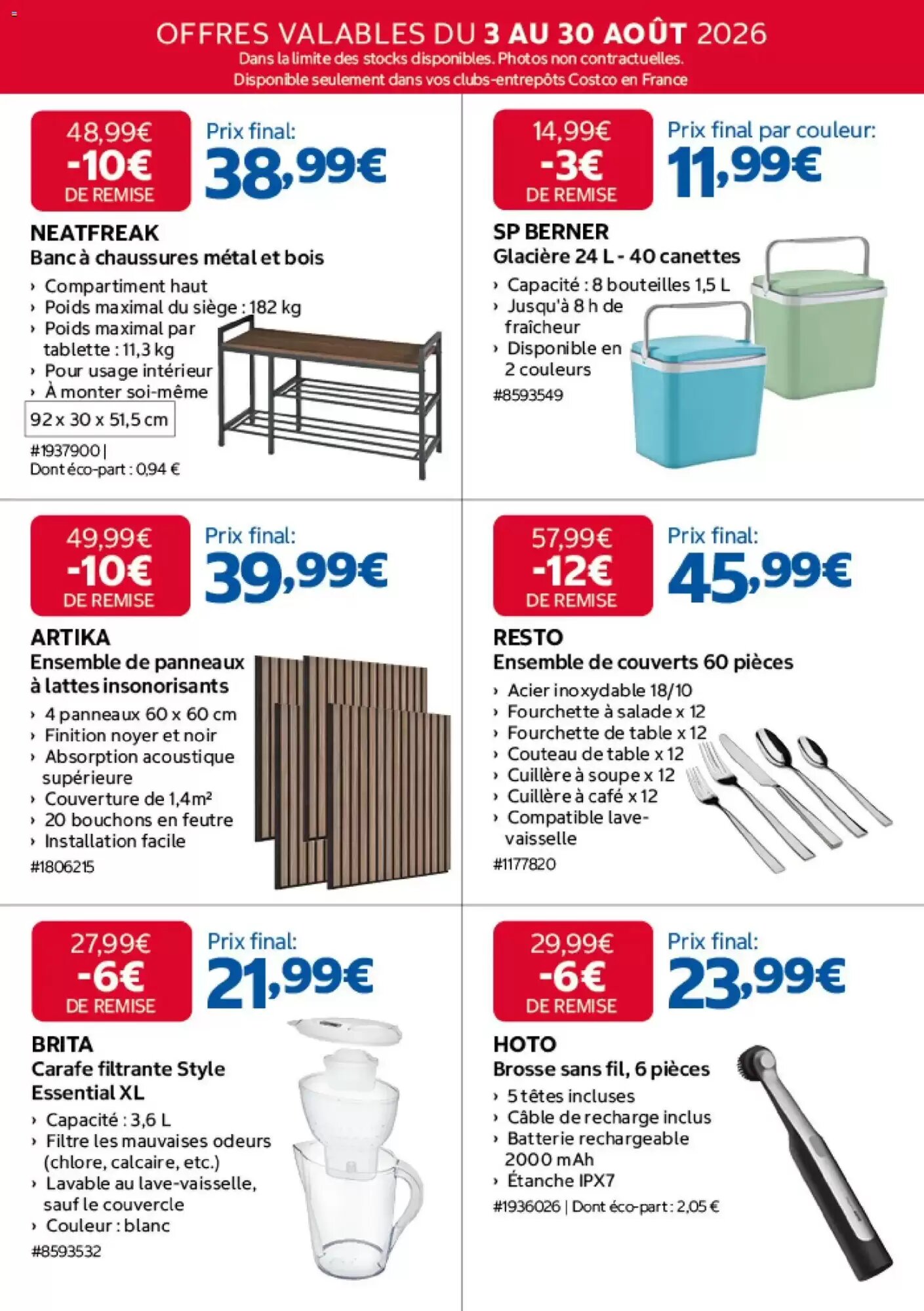 Prospectus promotionnel Costco valable à partir du 03/08/2026 - Page 3.