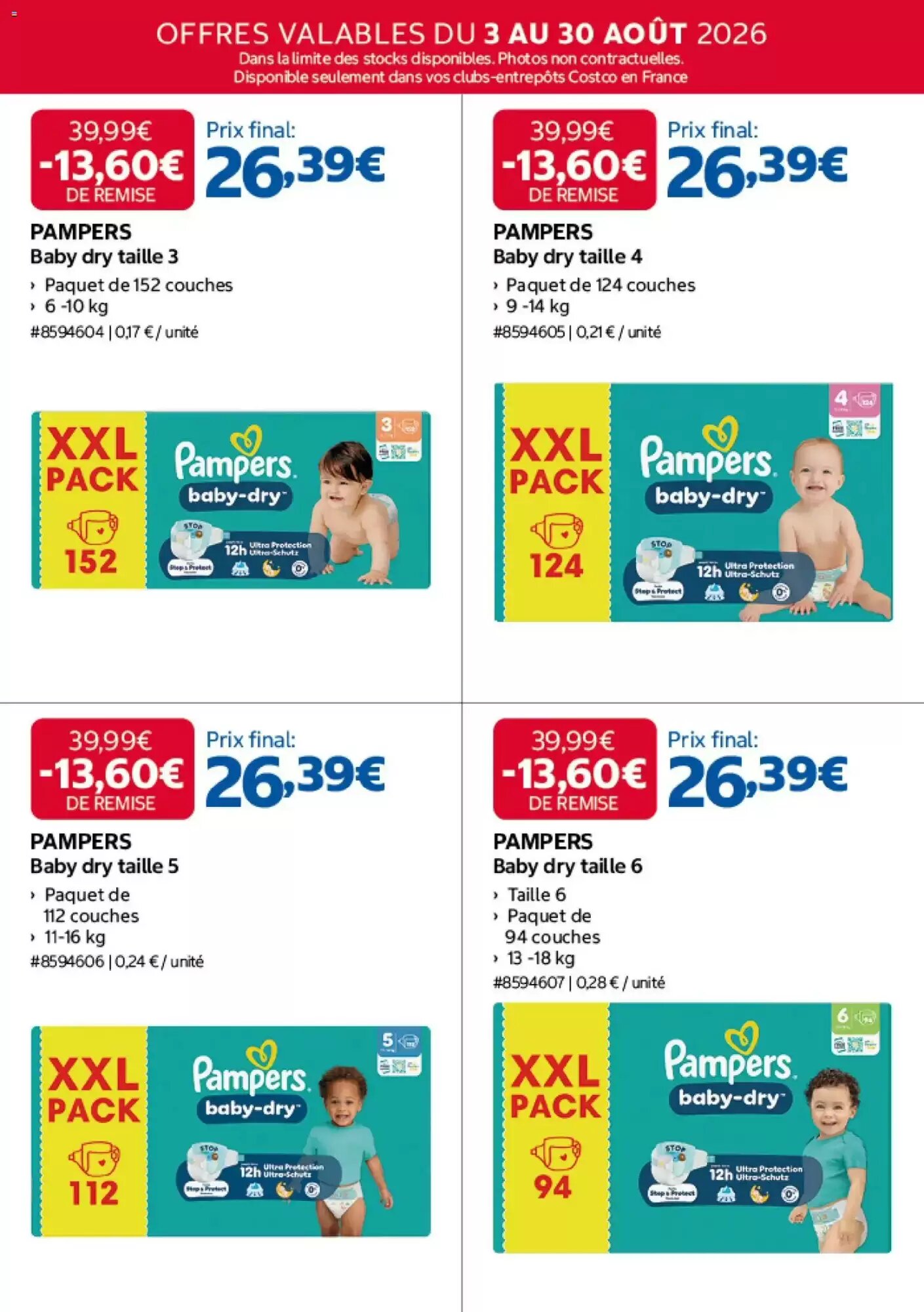 Prospectus promotionnel Costco valable à partir du 03/08/2026 - Page 8.
