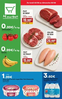 Prospectus promotionnel Hmarket valable à partir du 03/08/2026
