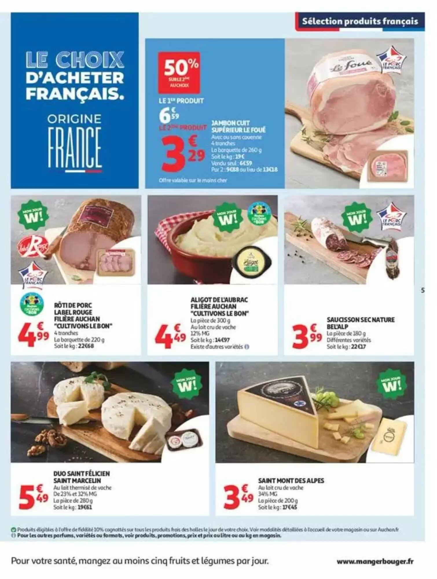 Prospectus promotionnel Auchan valable à partir du 03/08/2026 - Page 5.