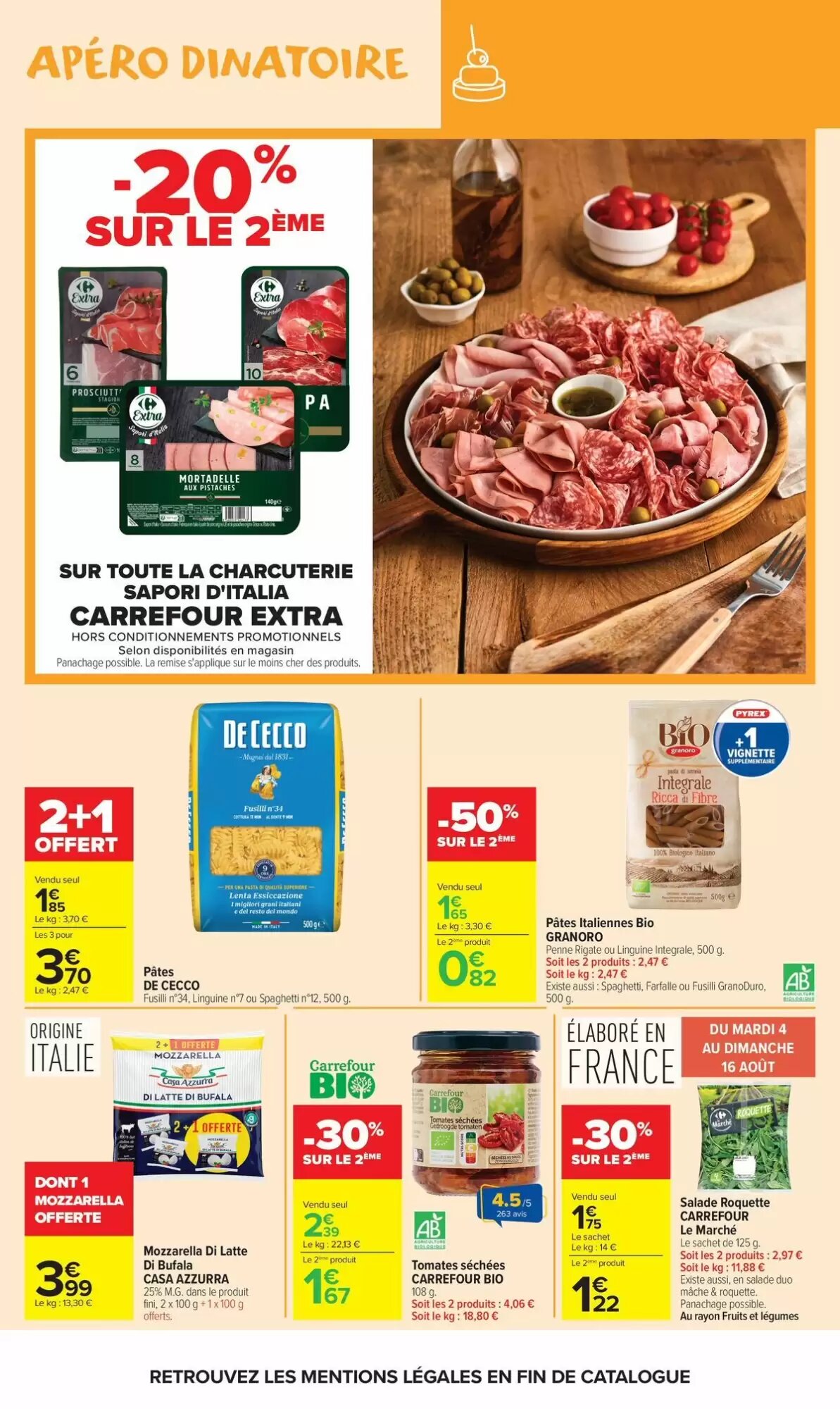 Prospectus promotionnel Carrefour Market valable à partir du 04/08/2026 - Page 11.