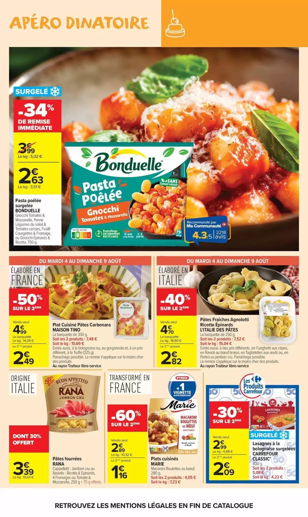 Prospectus promotionnel Carrefour Market valable à partir du 04/08/2026 - Page 12.