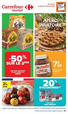 Prospectus promotionnel Carrefour Market valable à partir du 04/08/2026