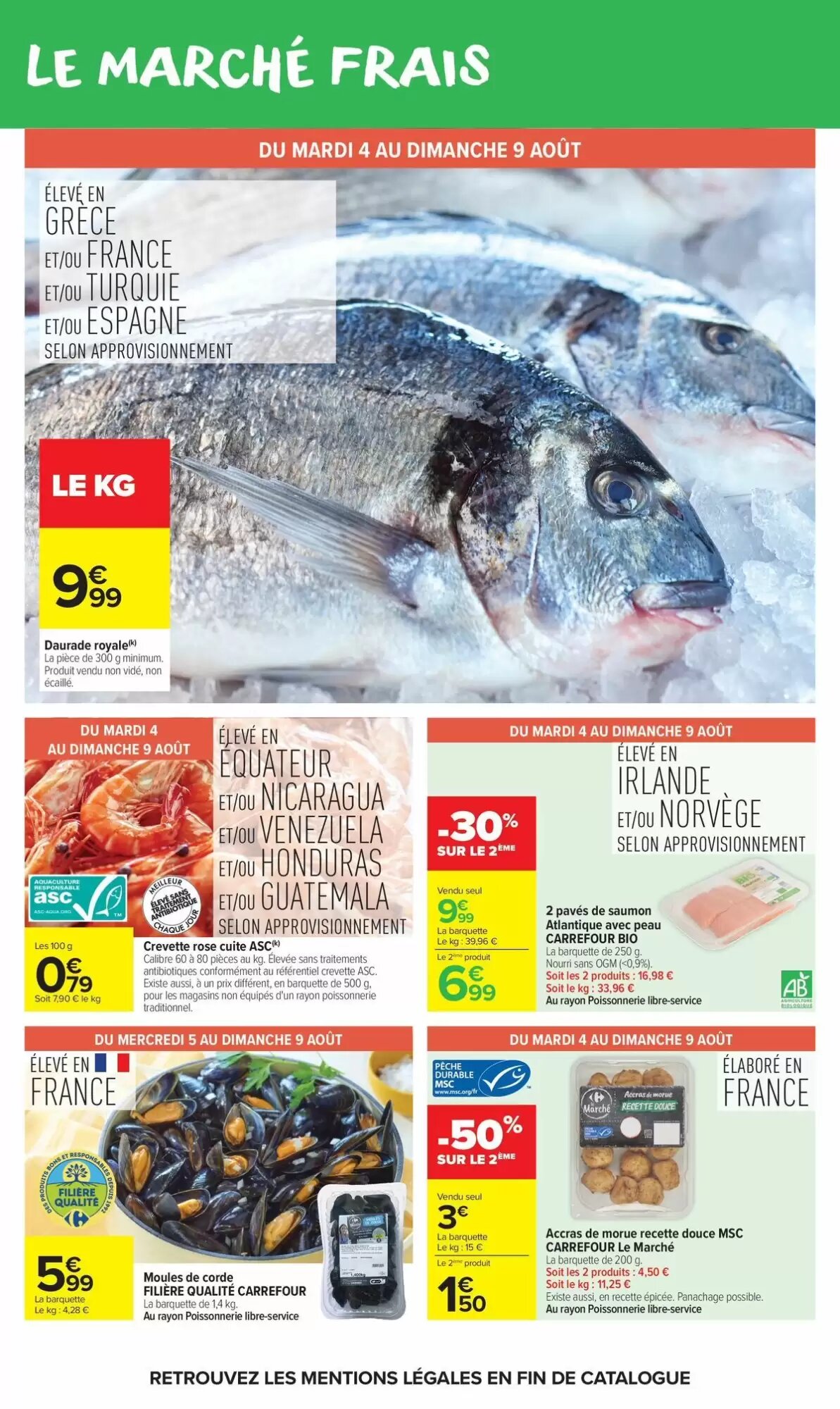 Prospectus promotionnel Carrefour Market valable à partir du 04/08/2026 - Page 20.
