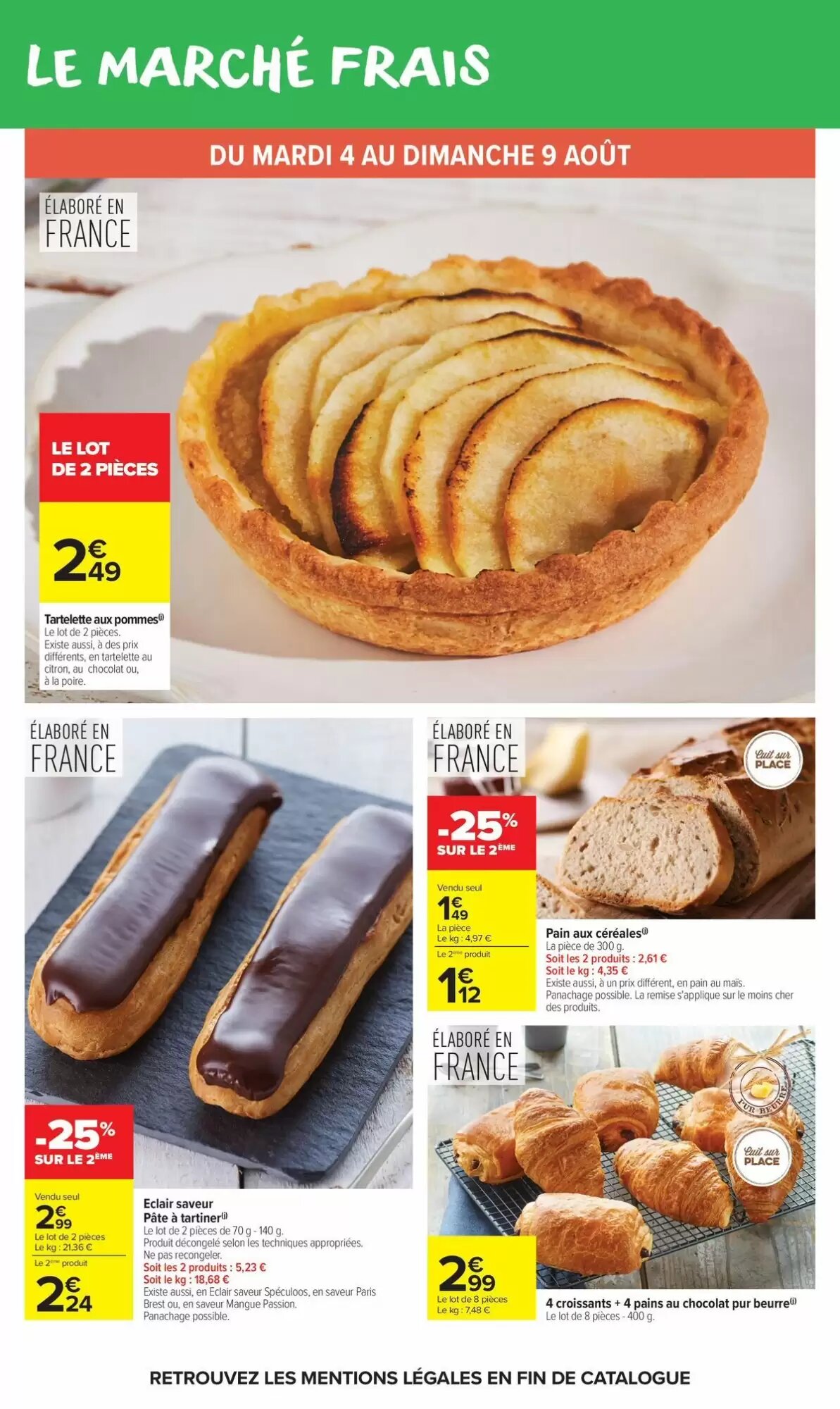 Prospectus promotionnel Carrefour Market valable à partir du 04/08/2026 - Page 22.