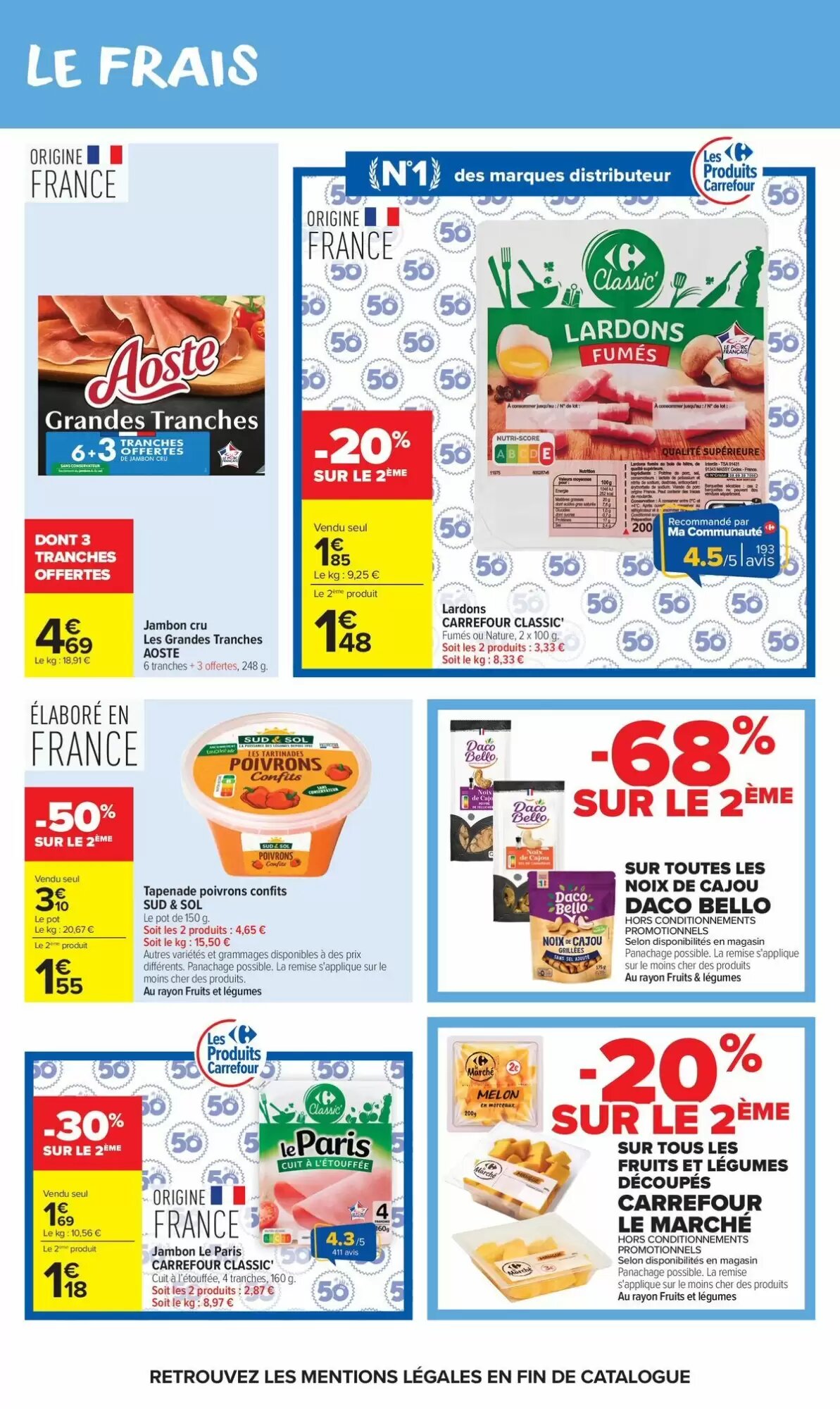 Prospectus promotionnel Carrefour Market valable à partir du 04/08/2026 - Page 27.
