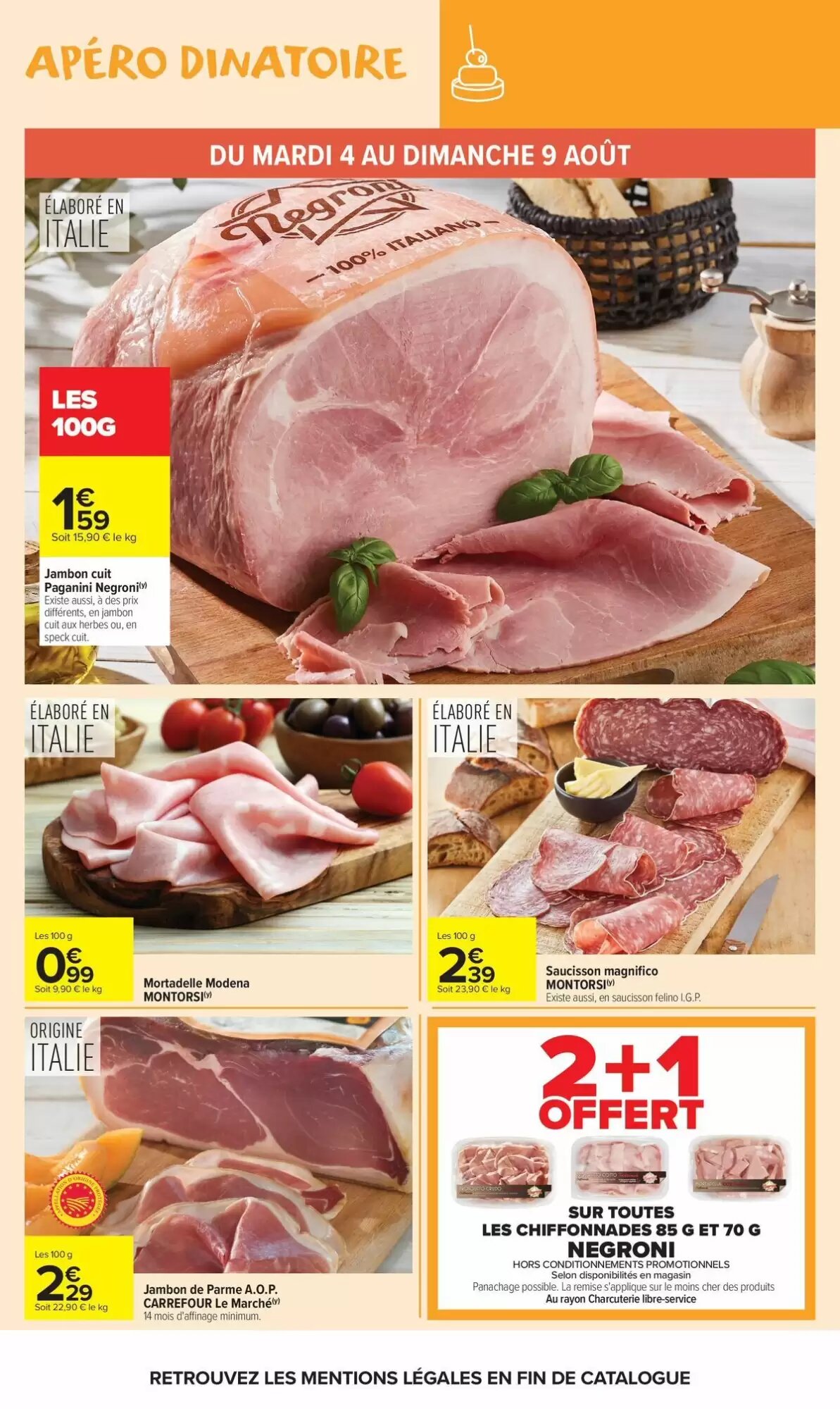 Prospectus promotionnel Carrefour Market valable à partir du 04/08/2026 - Page 6.