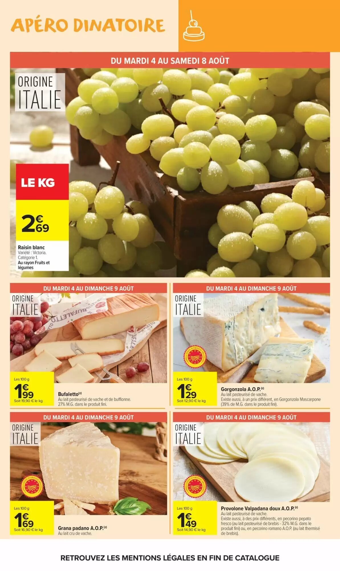 Prospectus promotionnel Carrefour Market valable à partir du 04/08/2026 - Page 7.