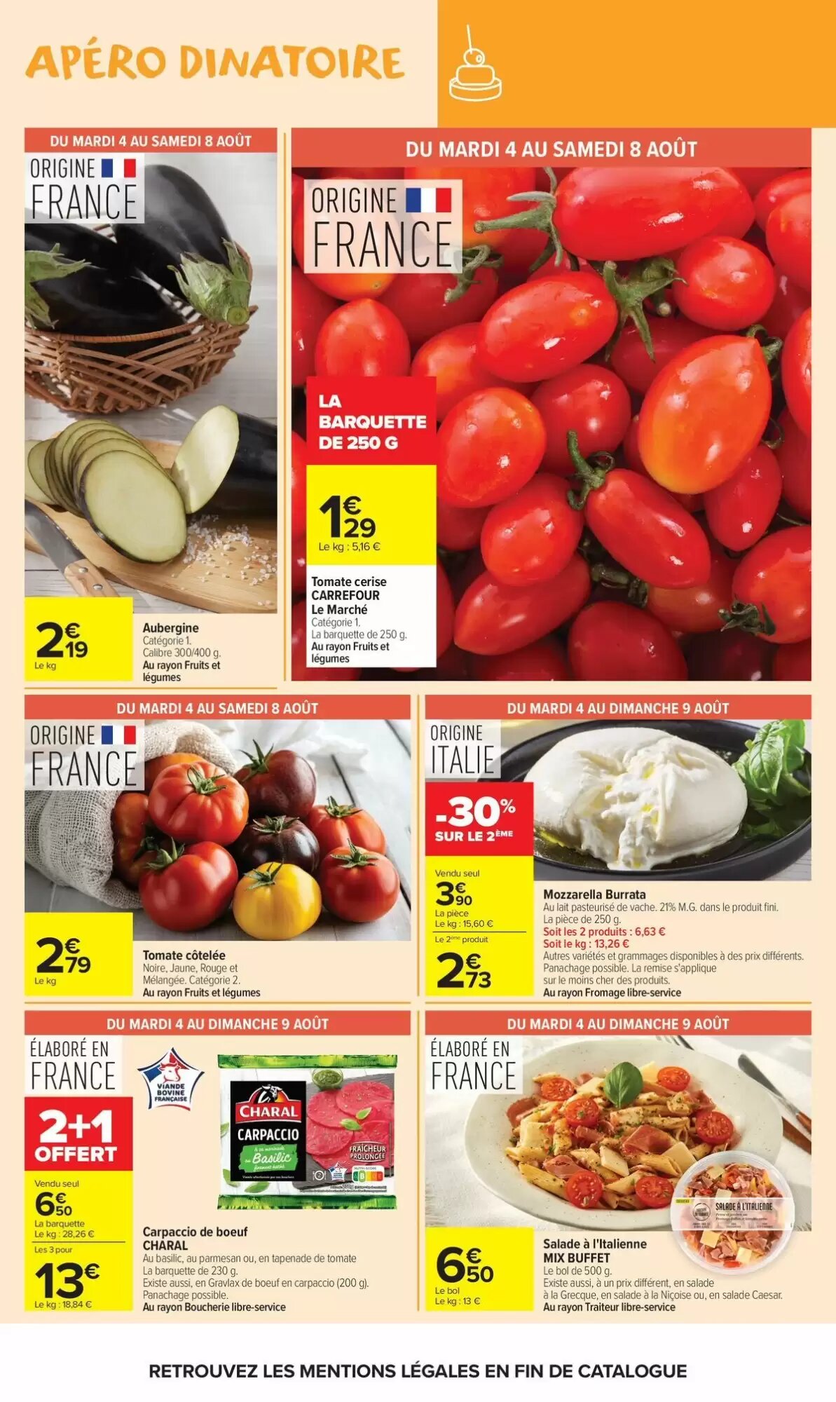Prospectus promotionnel Carrefour Market valable à partir du 04/08/2026 - Page 8.