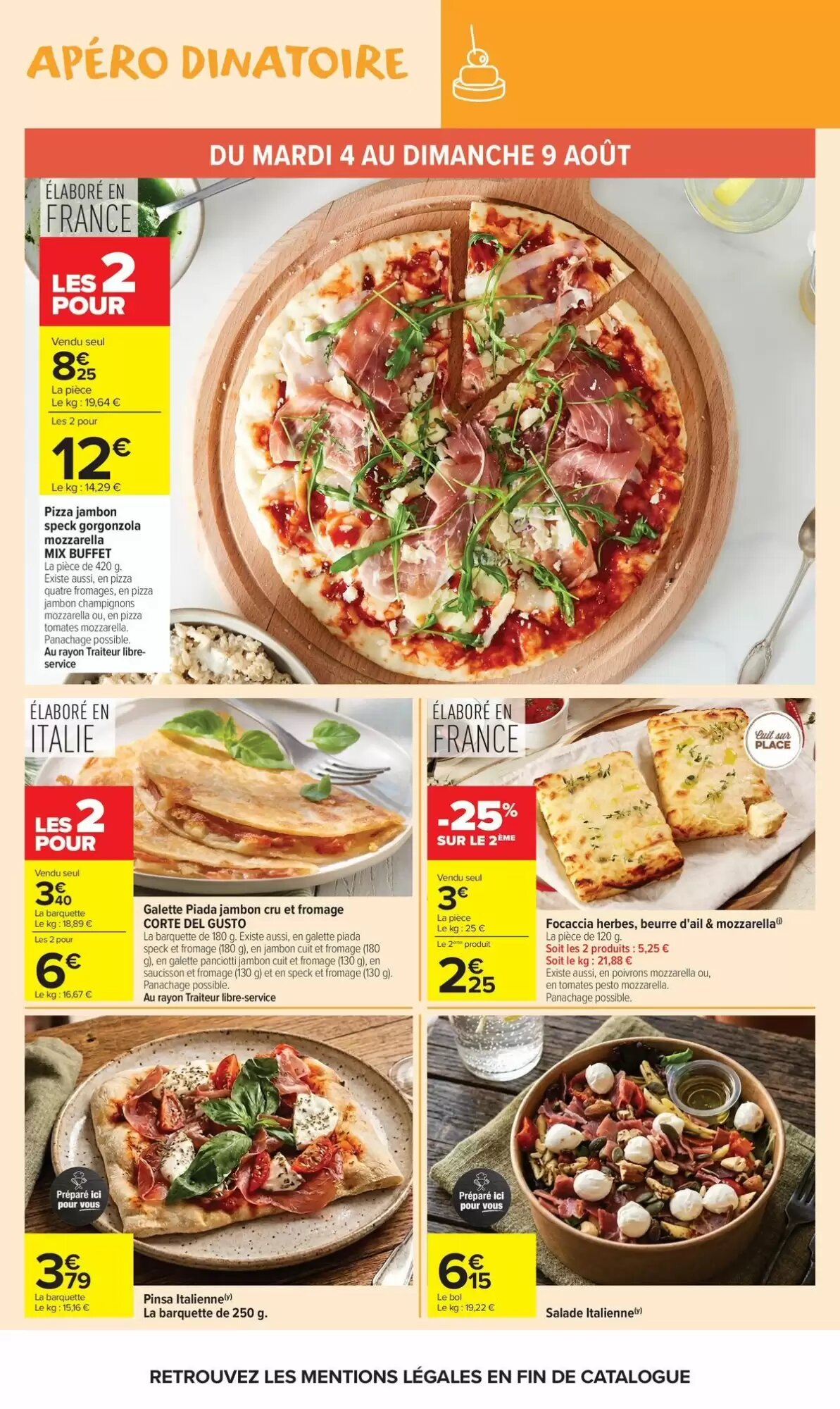 Prospectus promotionnel Carrefour Market valable à partir du 04/08/2026 - Page 9.