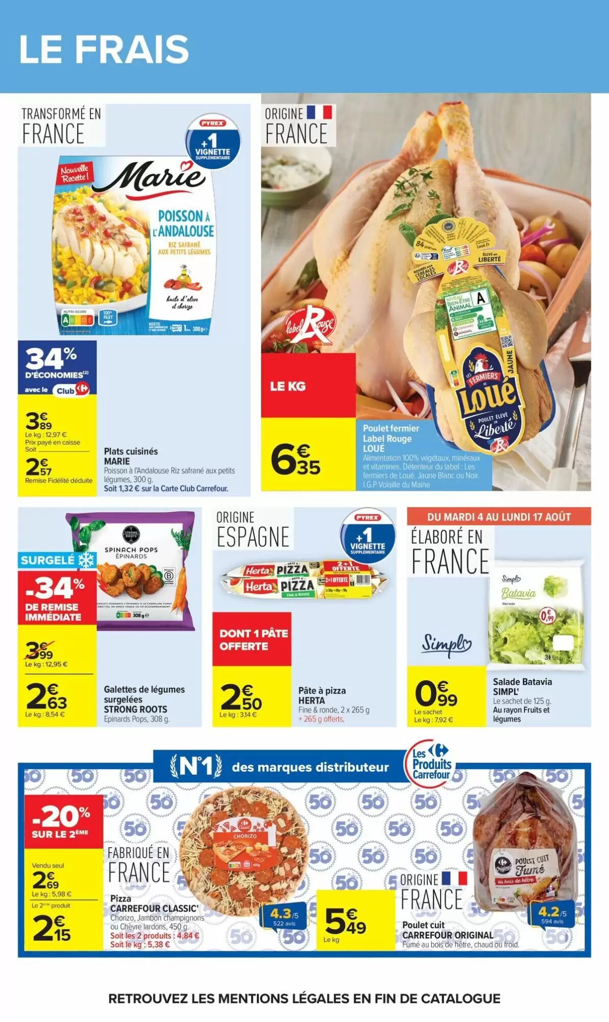Prospectus promotionnel Carrefour valable à partir du 04/08/2026 - Page 39.