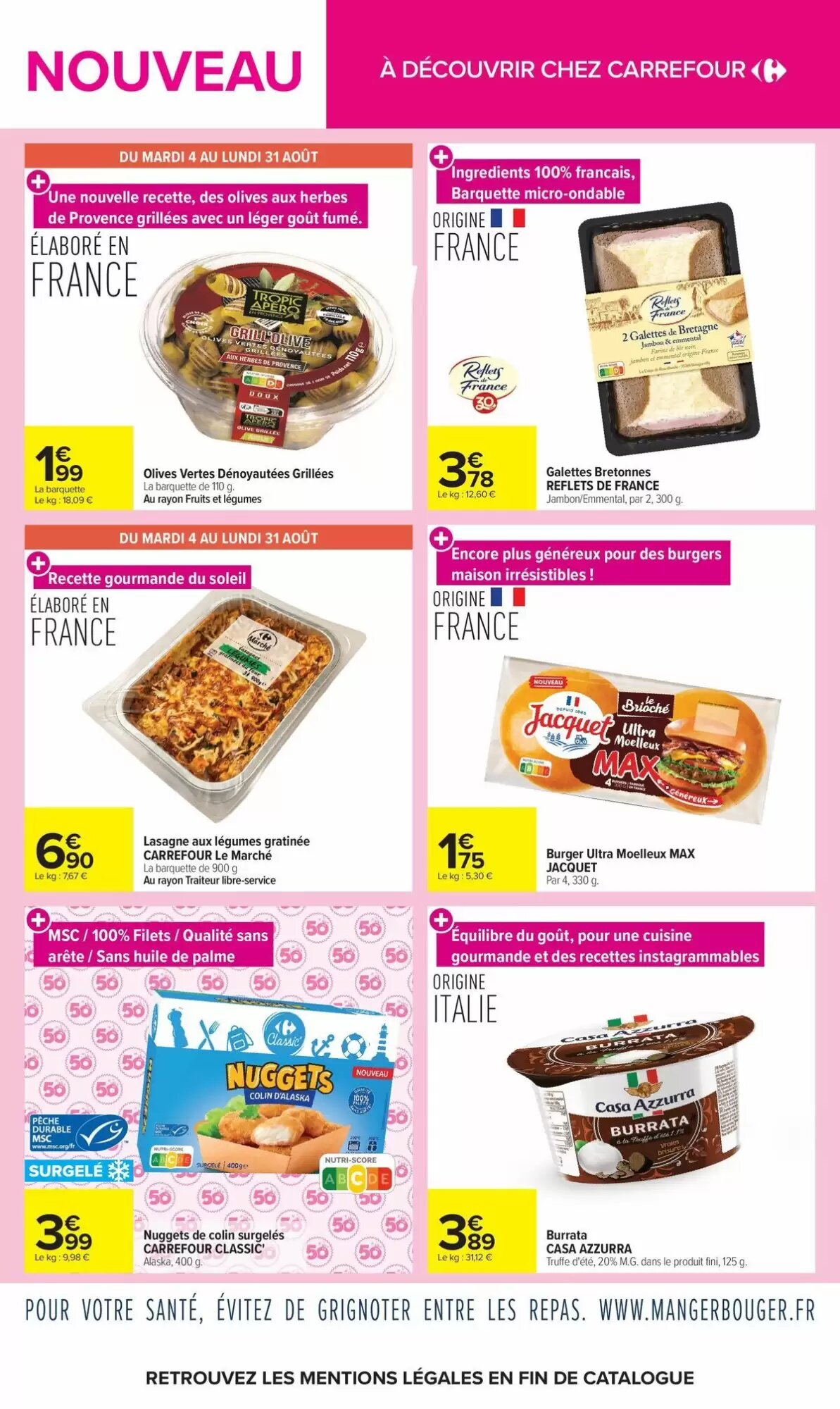 Prospectus promotionnel Carrefour valable à partir du 04/08/2026 - Page 2.