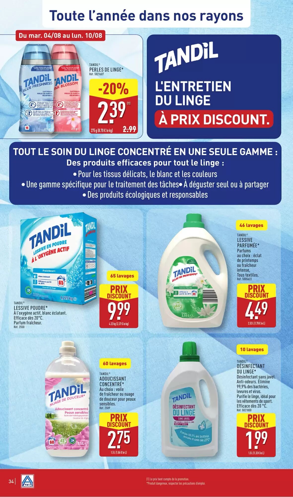 Prospectus promotionnel ALDI valable à partir du 04/08/2026 - Page 36.