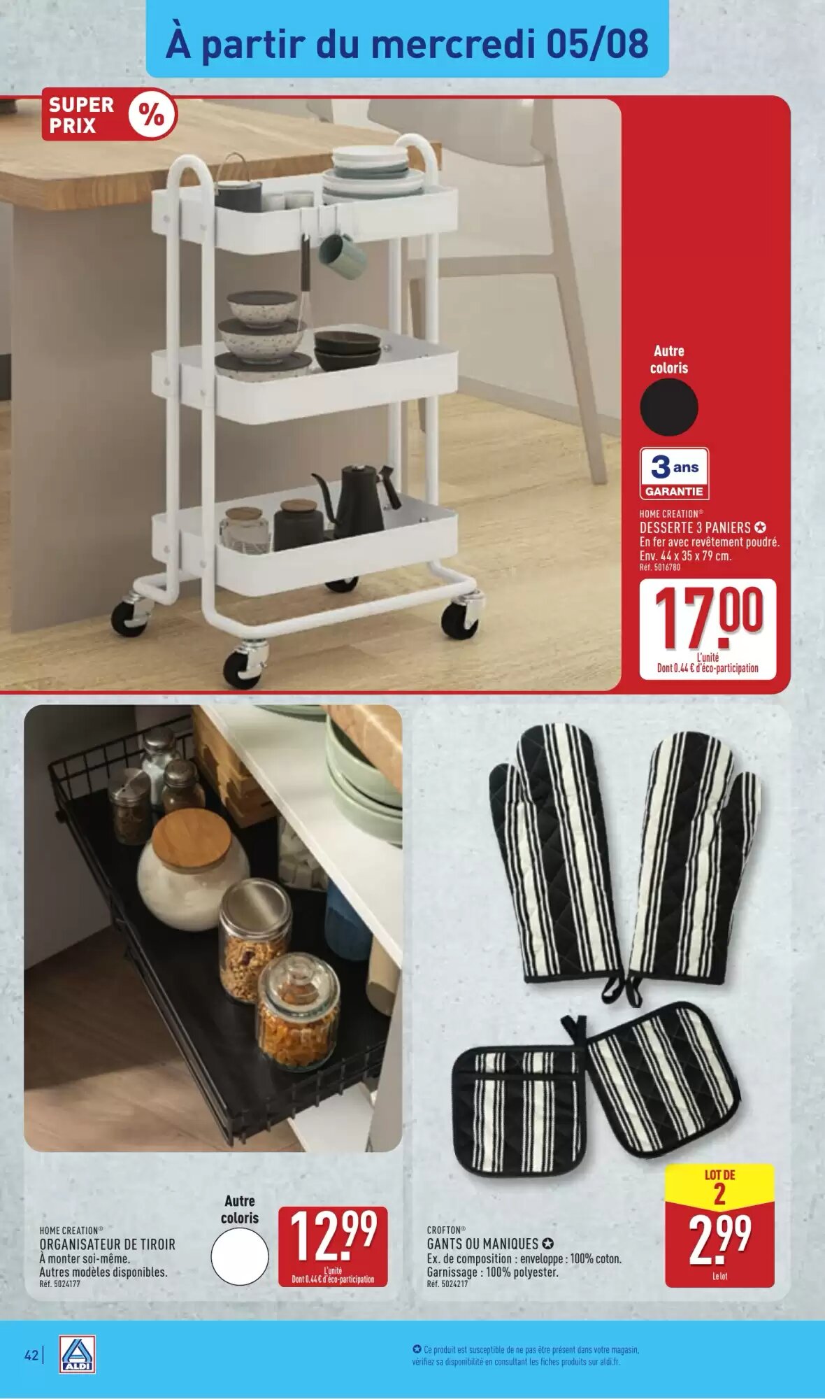 Prospectus promotionnel ALDI valable à partir du 04/08/2026 - Page 44.