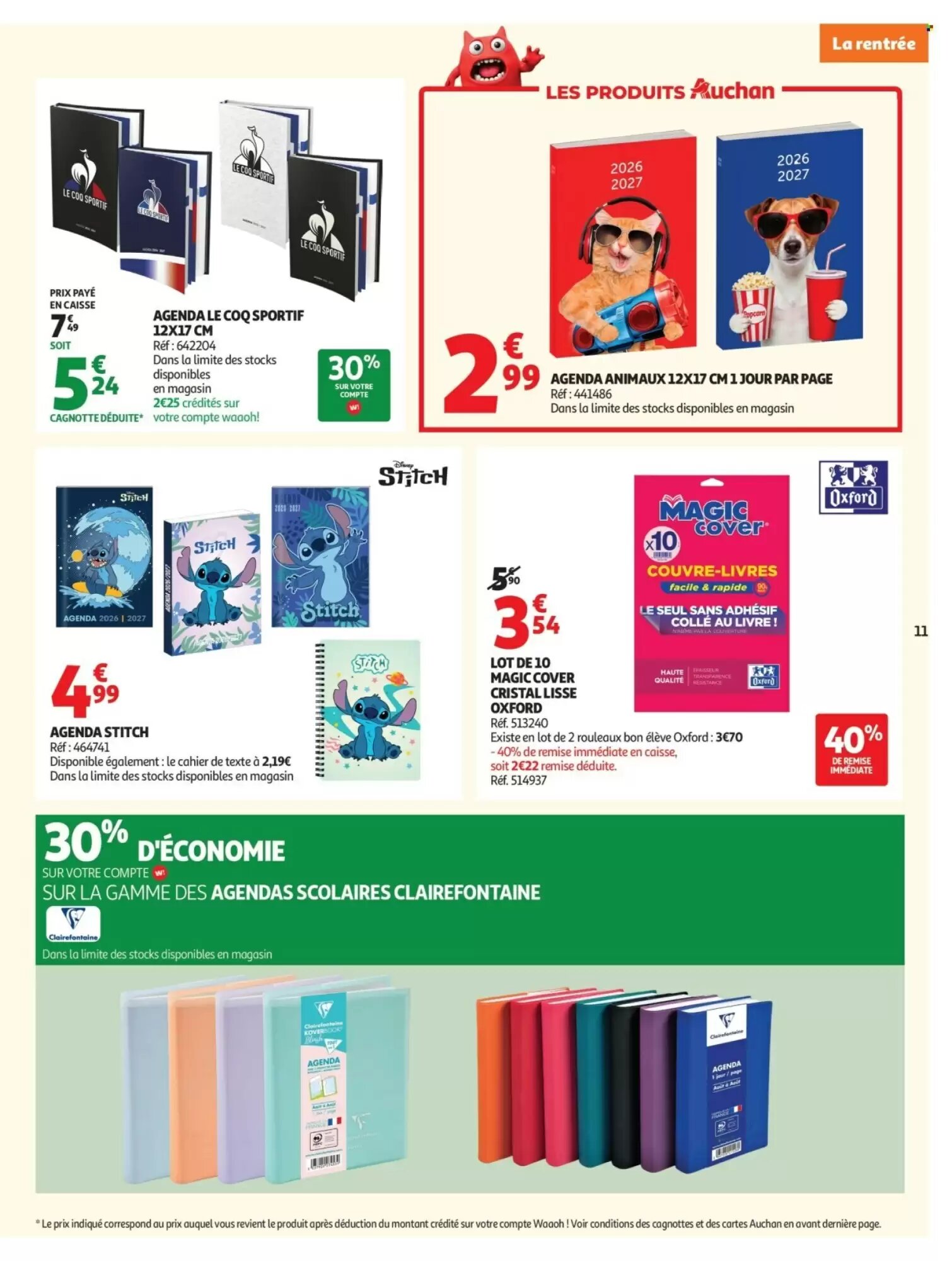Prospectus promotionnel Auchan valable à partir du 04/08/2026 - Page 11.