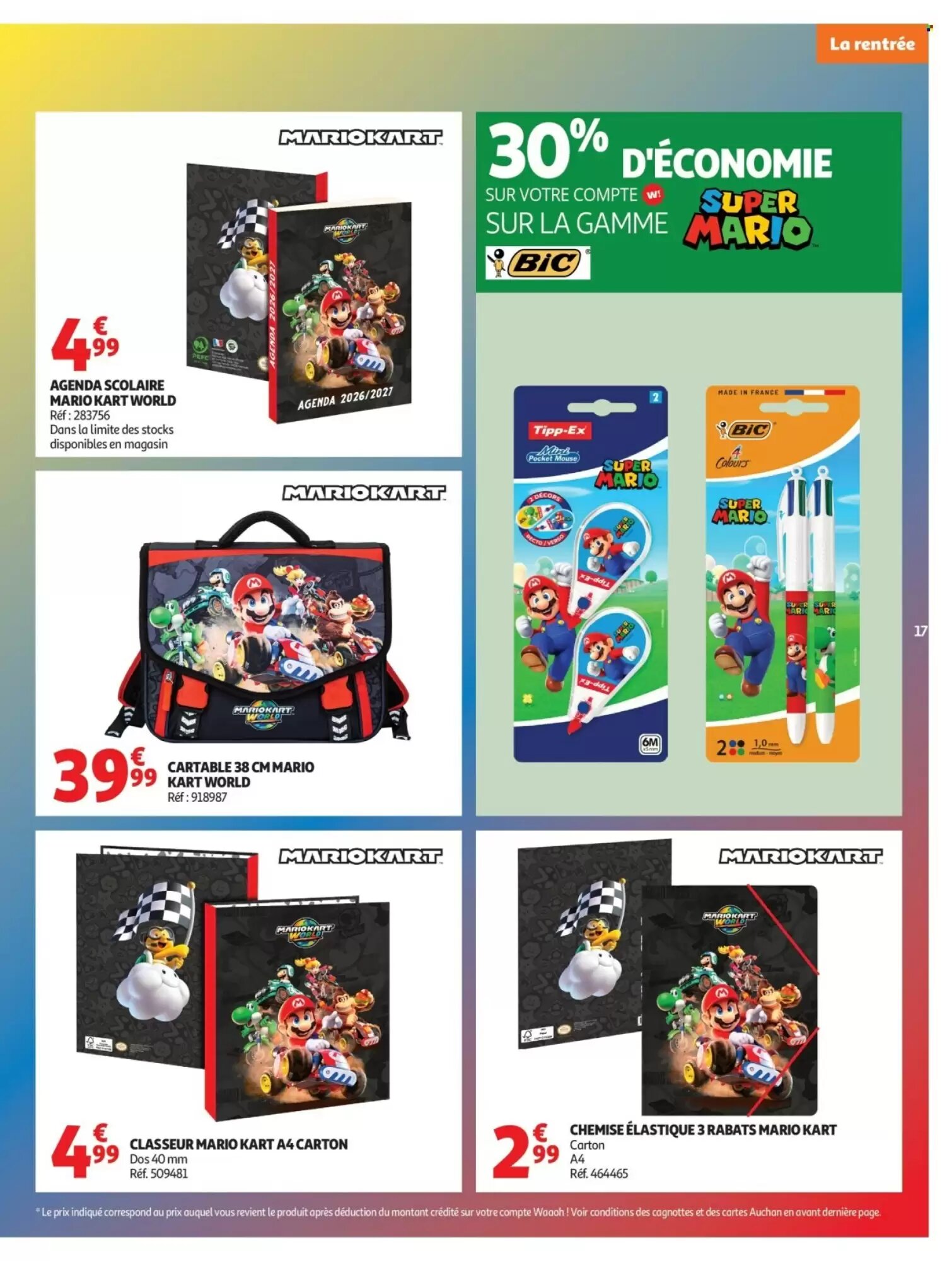 Prospectus promotionnel Auchan valable à partir du 04/08/2026 - Page 17.