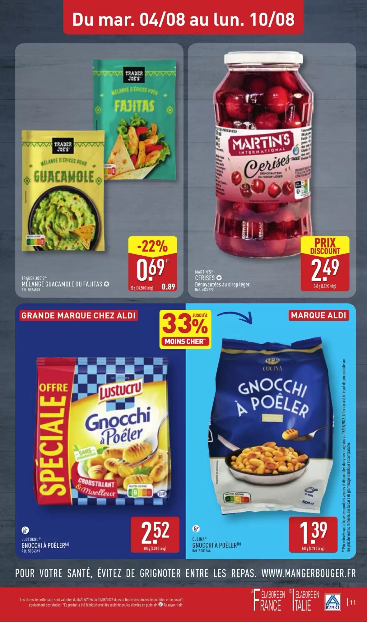 Prospectus promotionnel ALDI valable à partir du 04/08/2026 - Page 13.