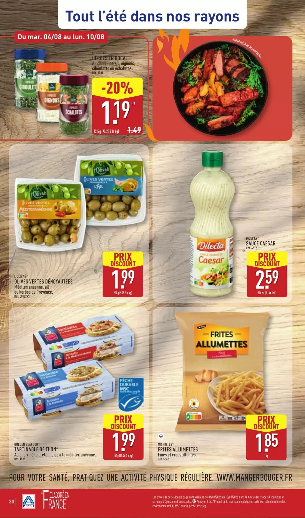 Prospectus promotionnel ALDI valable à partir du 04/08/2026 - Page 32.