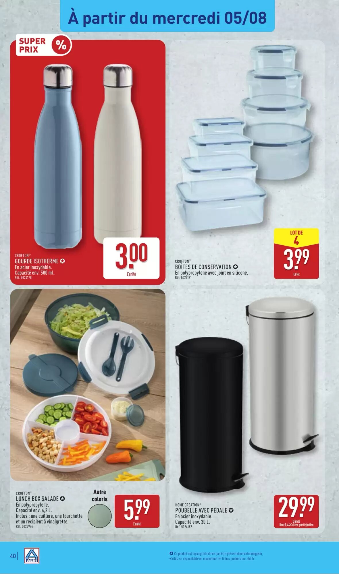 Prospectus promotionnel ALDI valable à partir du 04/08/2026 - Page 42.