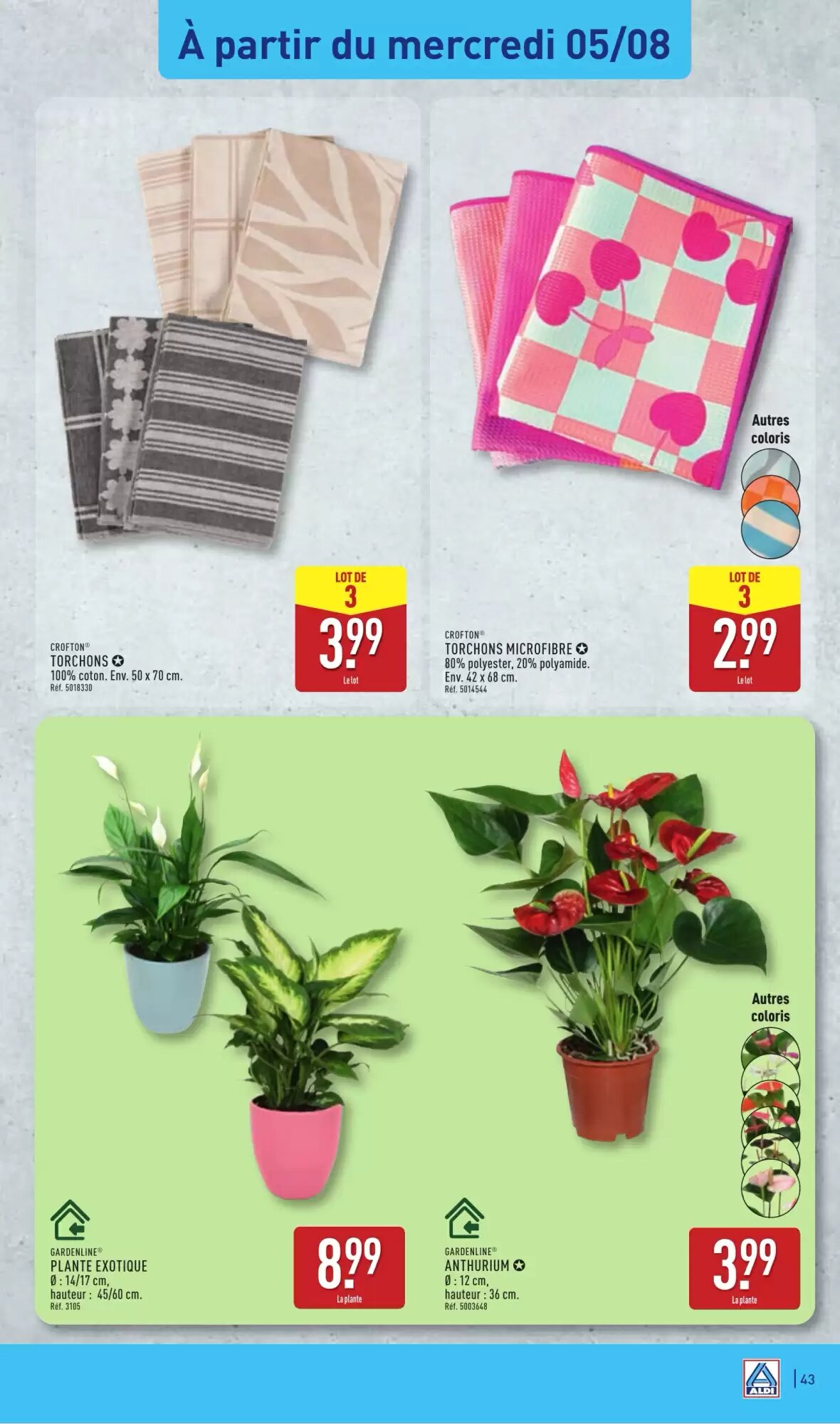 Prospectus promotionnel ALDI valable à partir du 04/08/2026 - Page 45.
