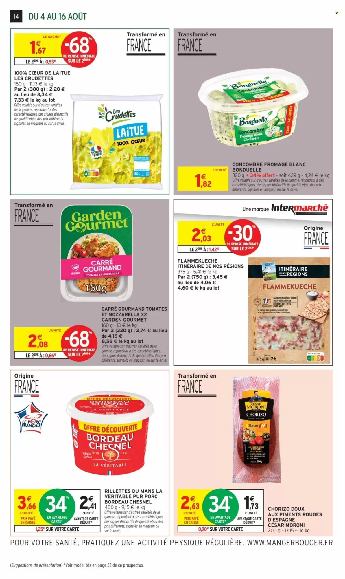 Prospectus promotionnel Intermarché valable à partir du 04/08/2026 - Page 14.
